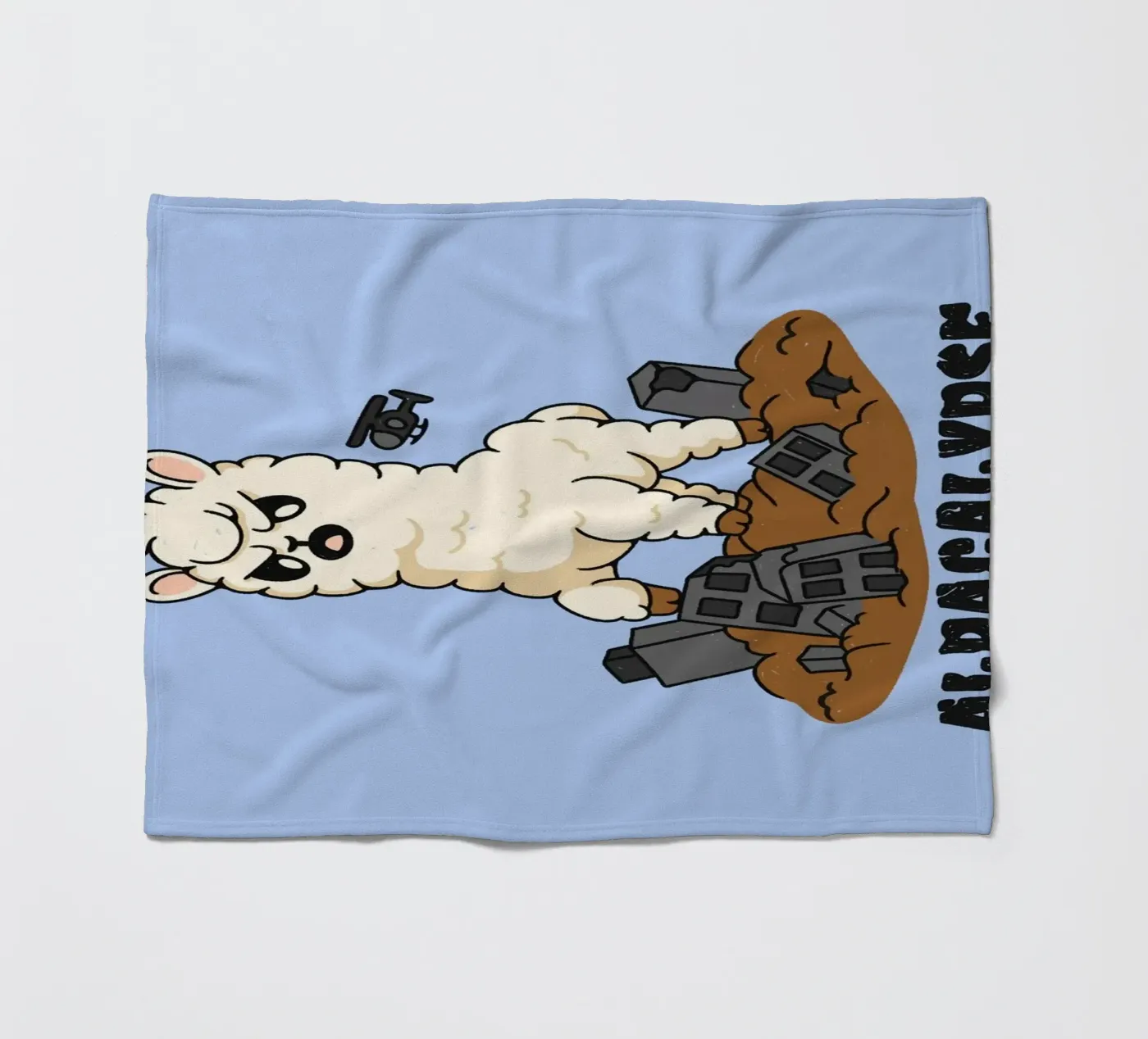 Alpacalypse Fleecedecke von Loobs