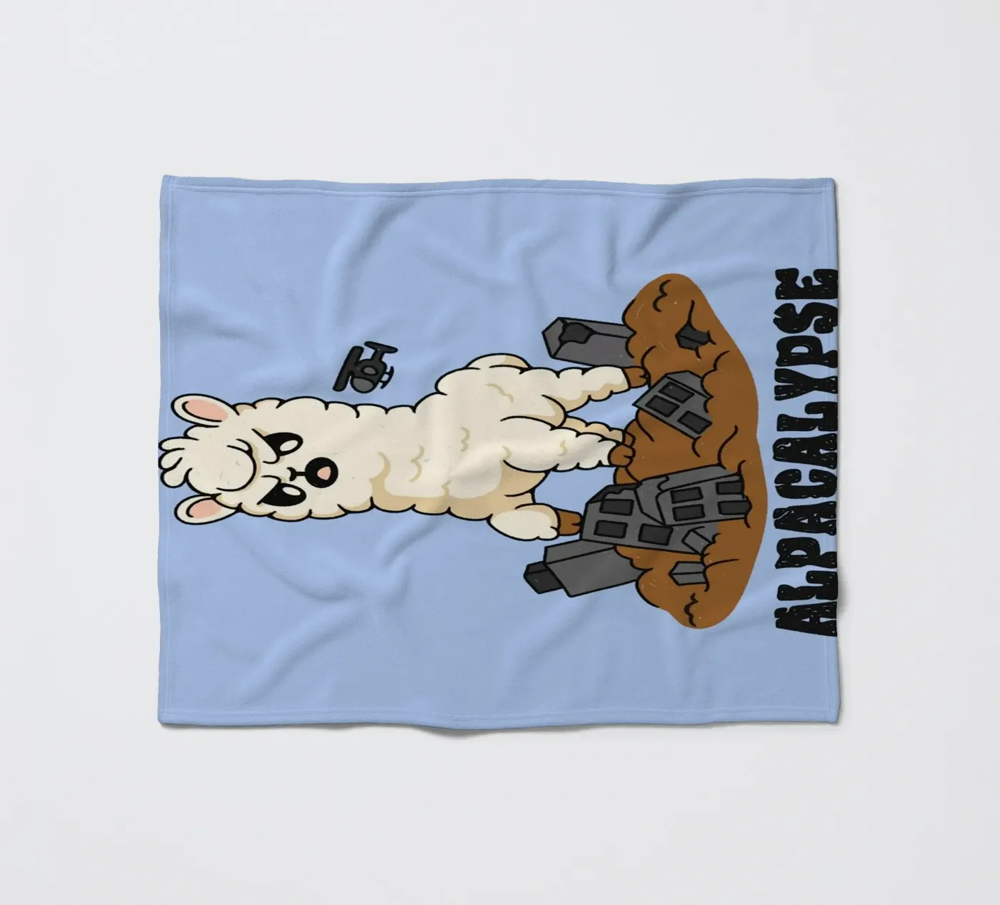 Alpacalypse Fleecedecke von Loobs