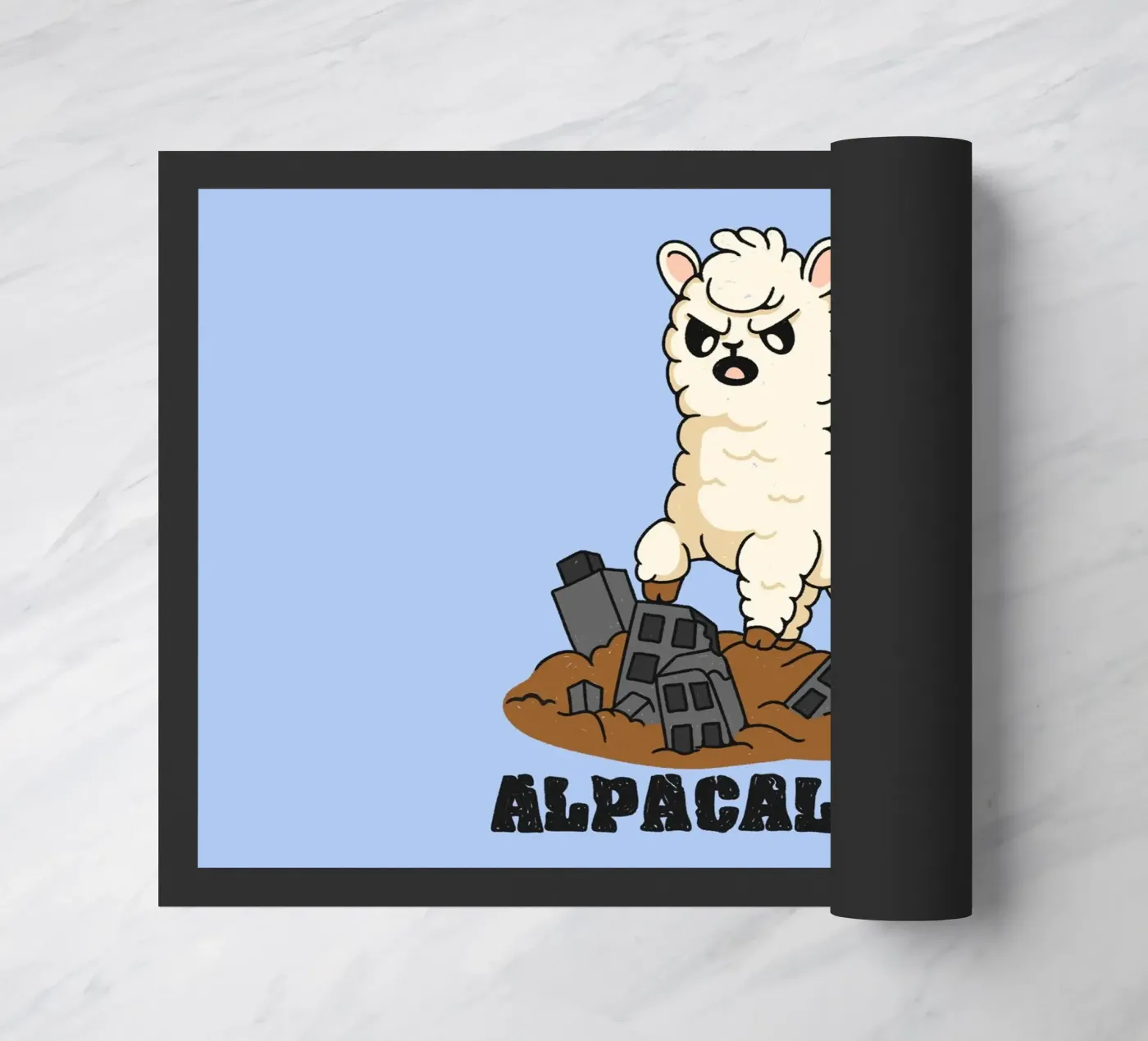 Alpacalypse paillasson de Loobs