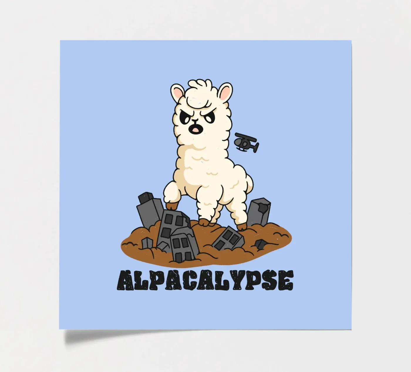 Alpacalypse sticker sheet by Loobs