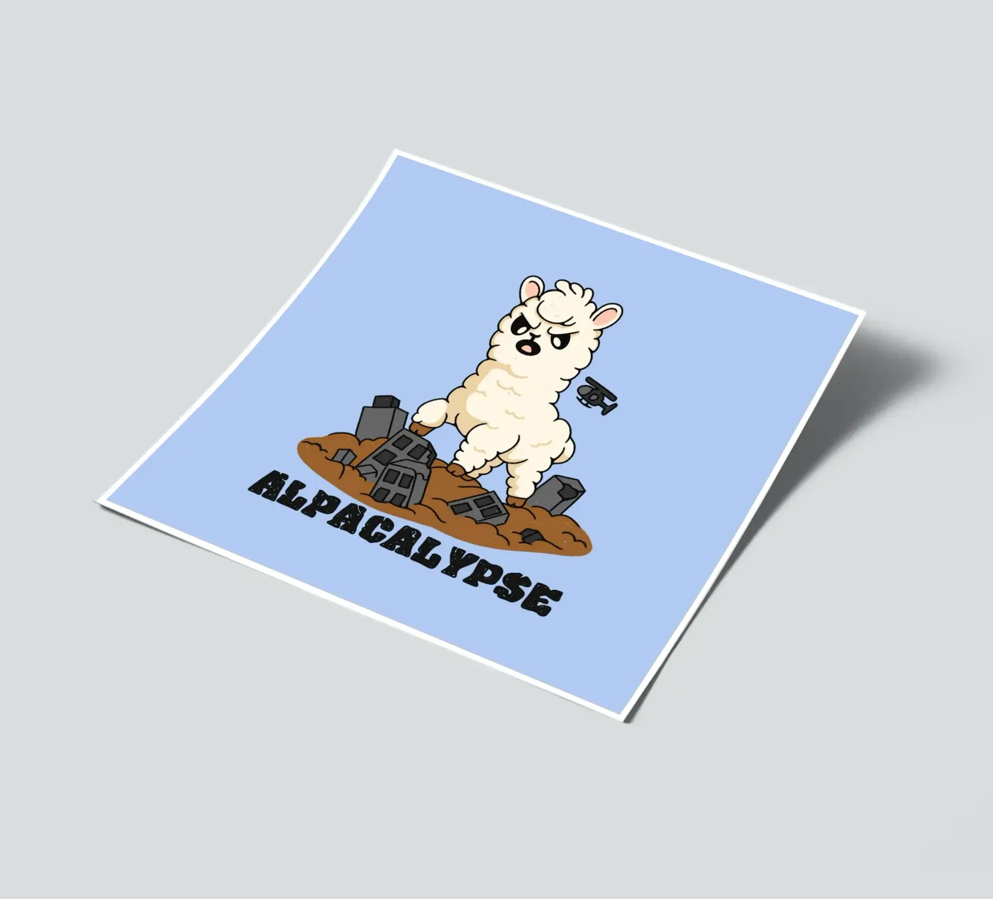 Alpacalypse sticker sheet by Loobs