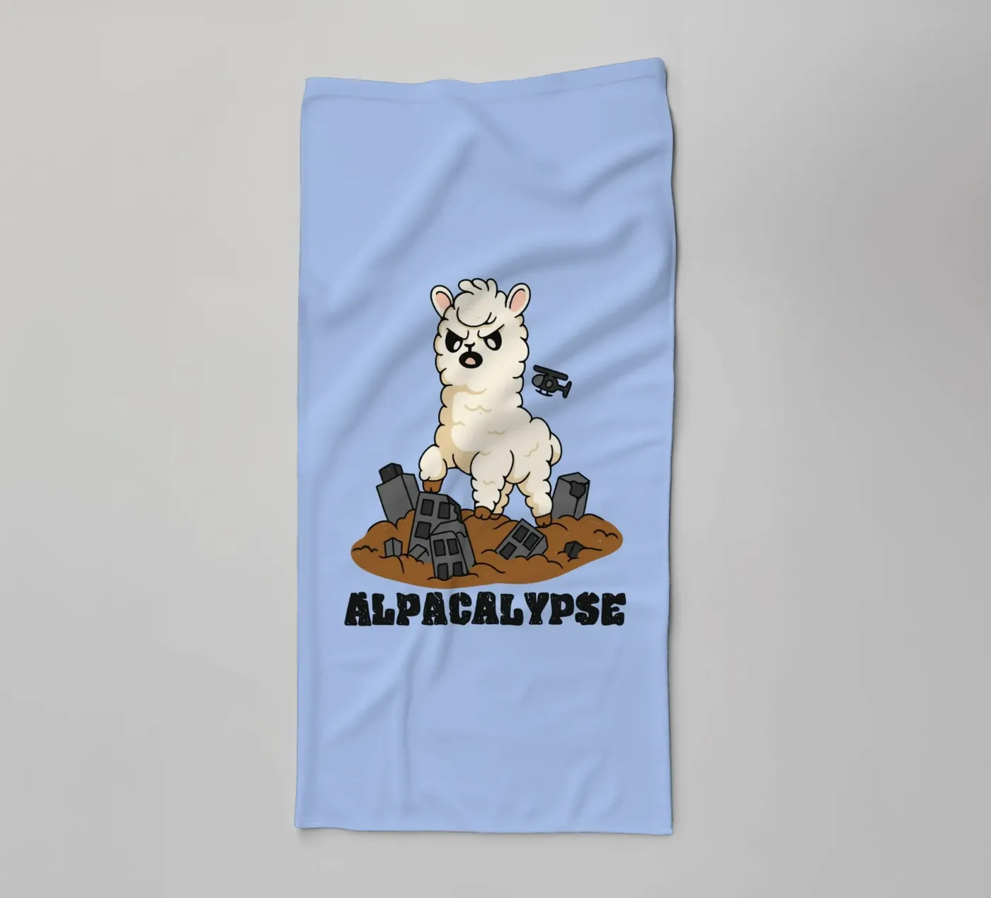 Alpacalypse towel by Loobs