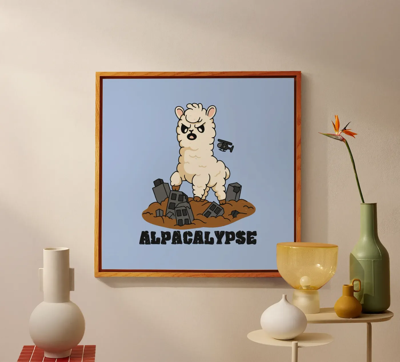 Alpacalypse plexiglas de Loobs