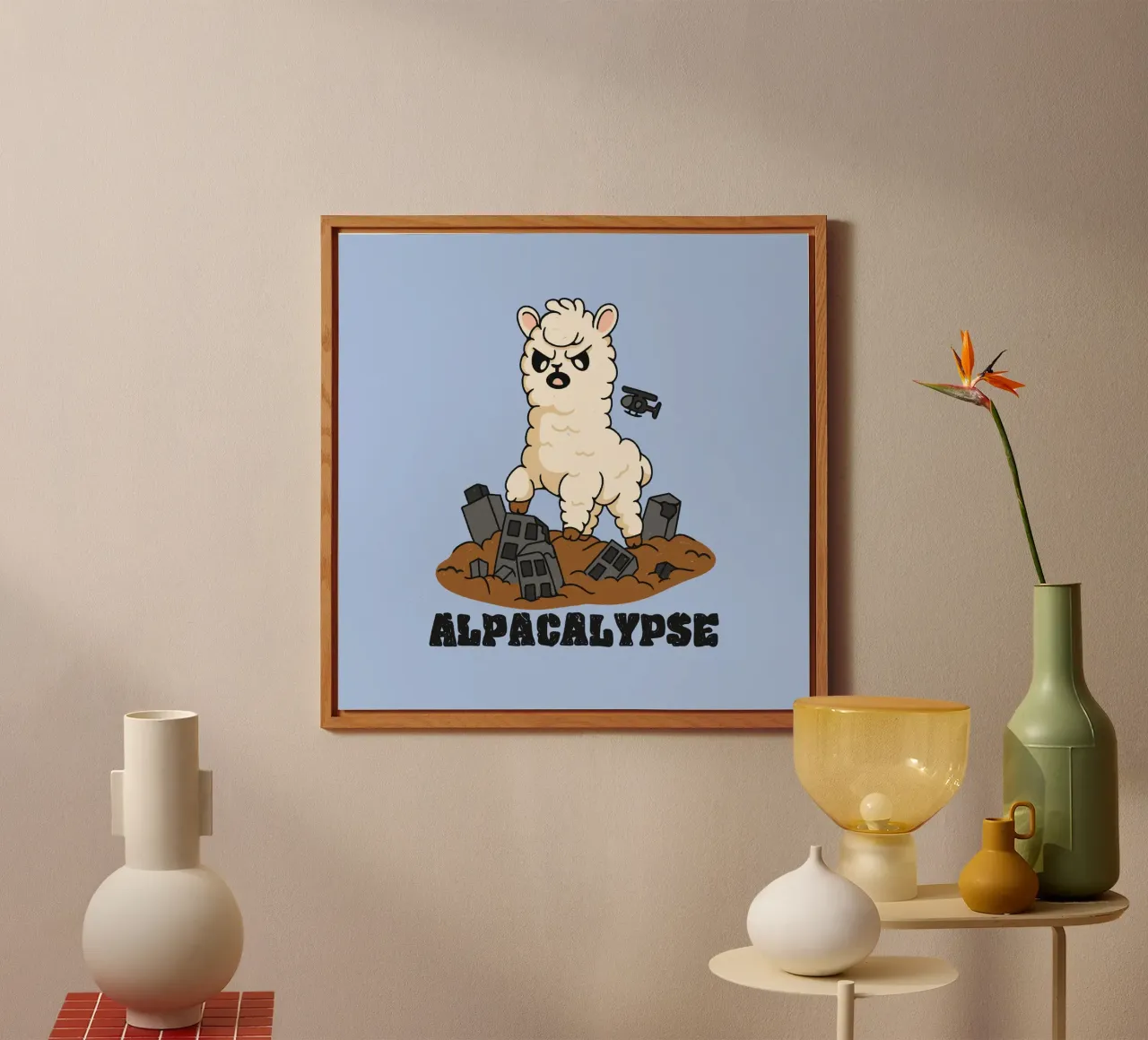 Alpacalypse alluminio dibond da Loobs