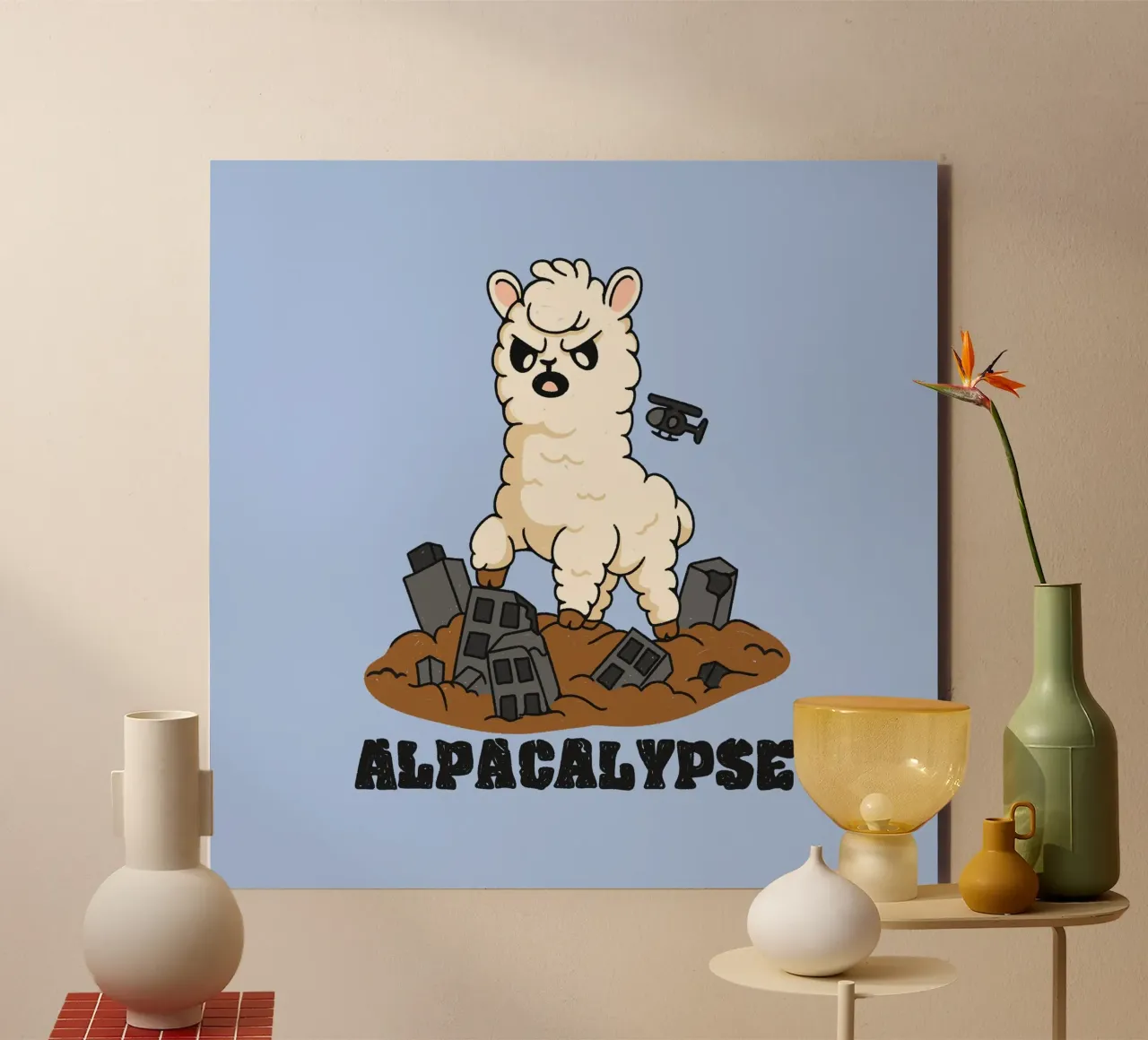 Alpacalypse alluminio dibond da Loobs