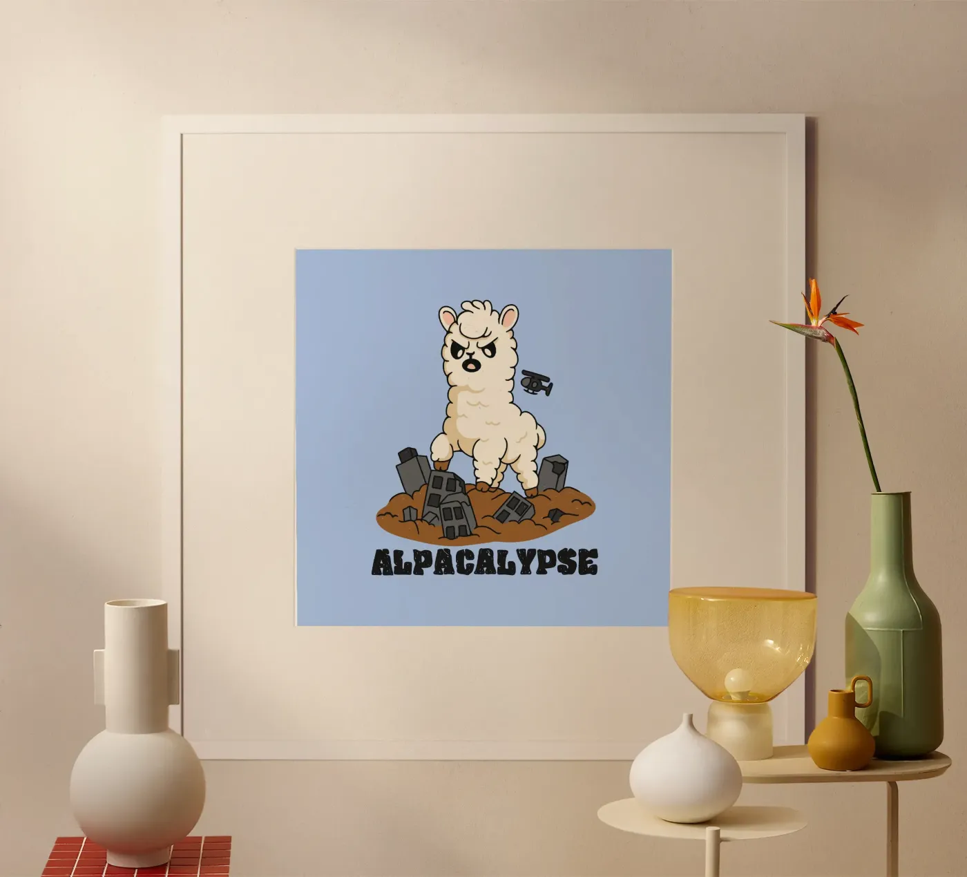 Alpacalypse poster by Loobs