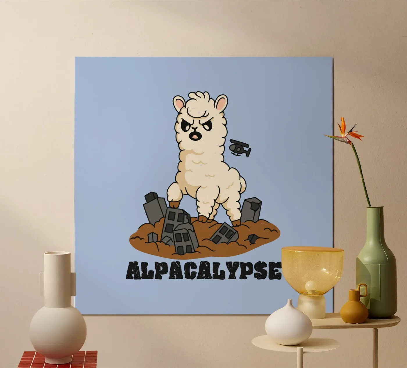Alpacalypse poster by Loobs