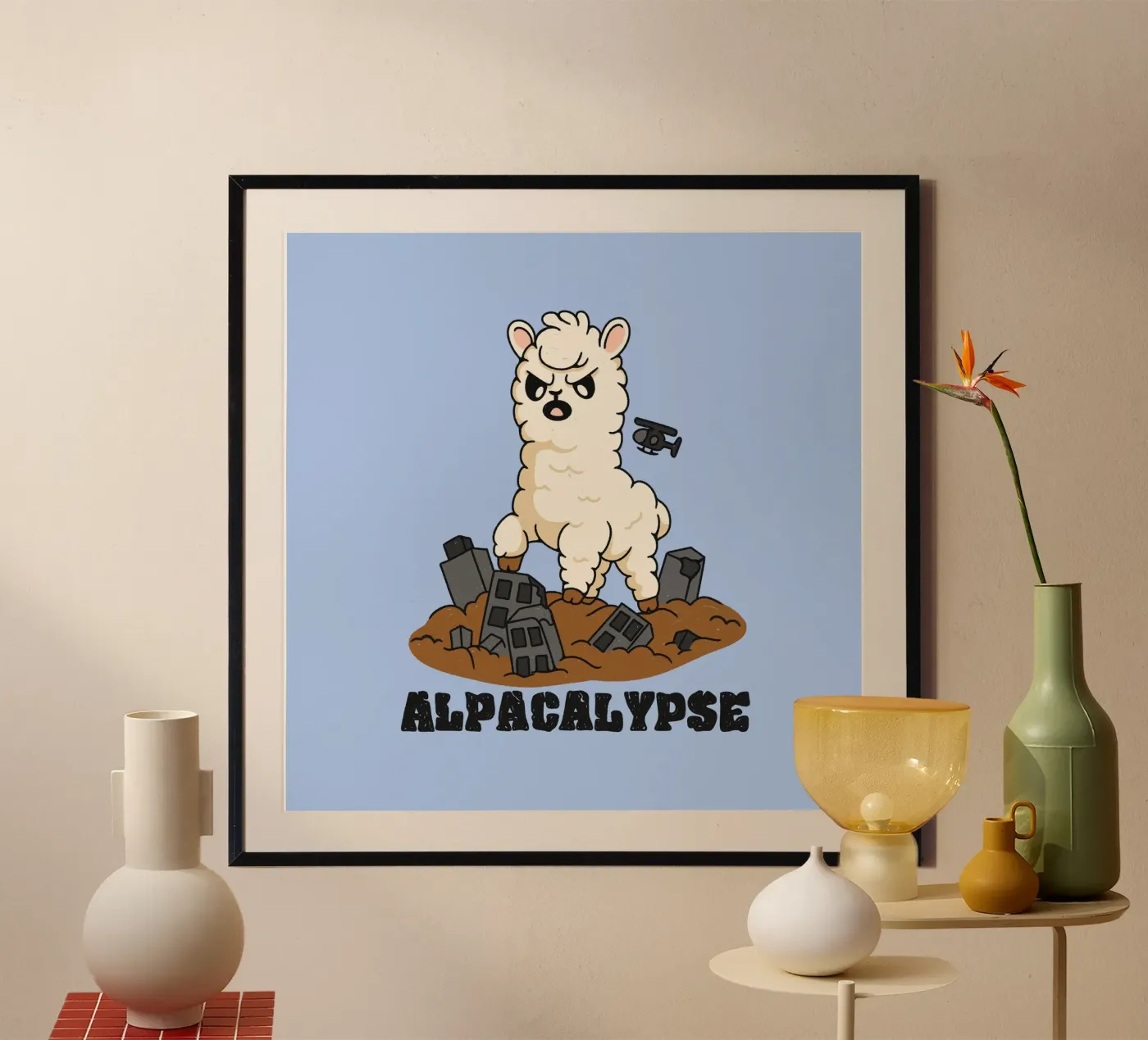 Alpacalypse poster by Loobs