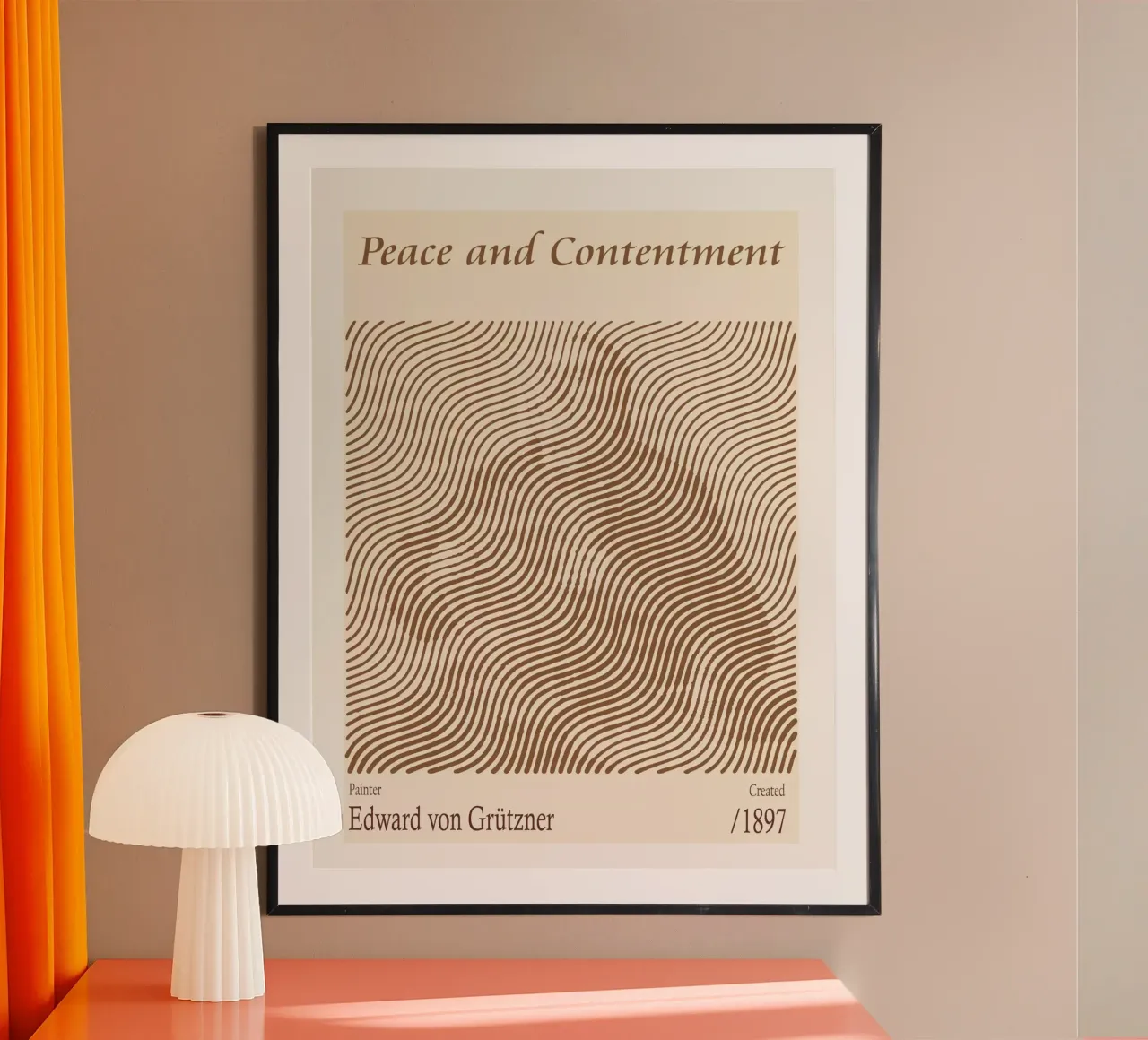 Pace e soddisfazione - Edward von Grützner carta hahnemühle da Doa Project