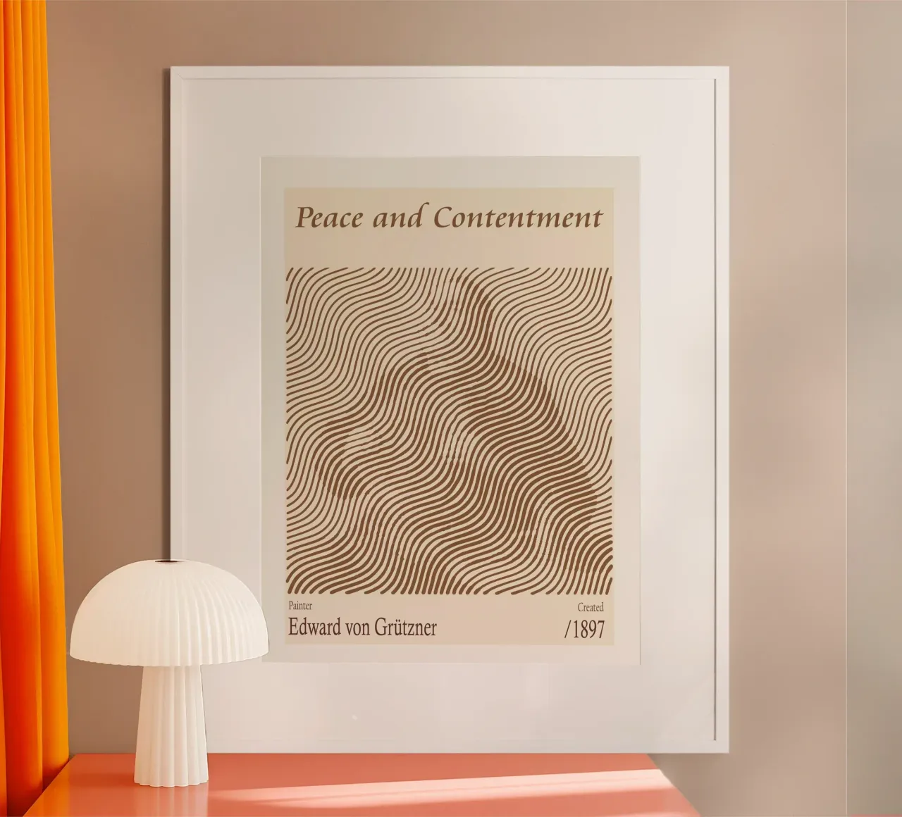 Pace e soddisfazione - Edward von Grützner carta hahnemühle da Doa Project