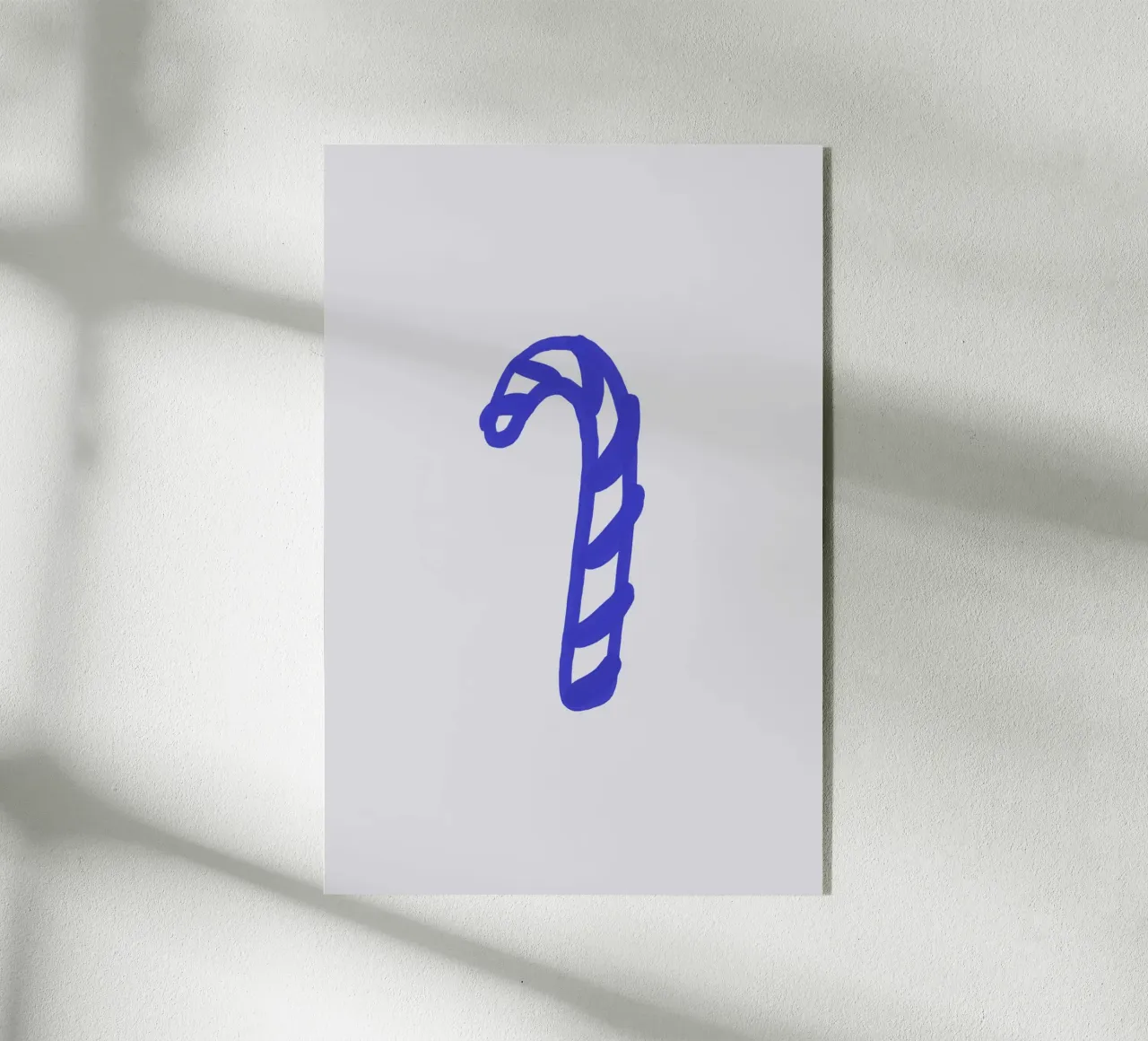Candy Cane (Blue) plexiglass da treechild