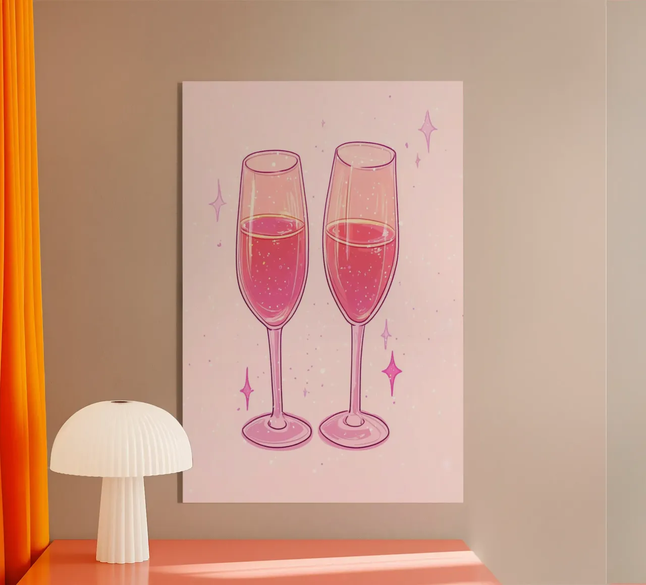 Champagne plexiglass da treechild