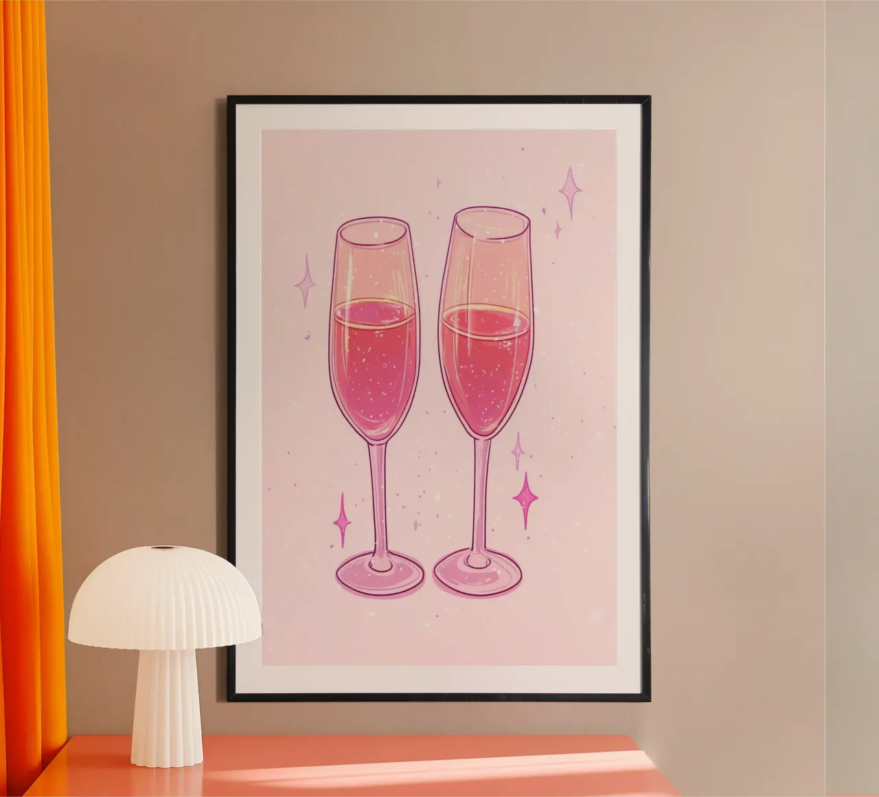 Champagne poster da treechild