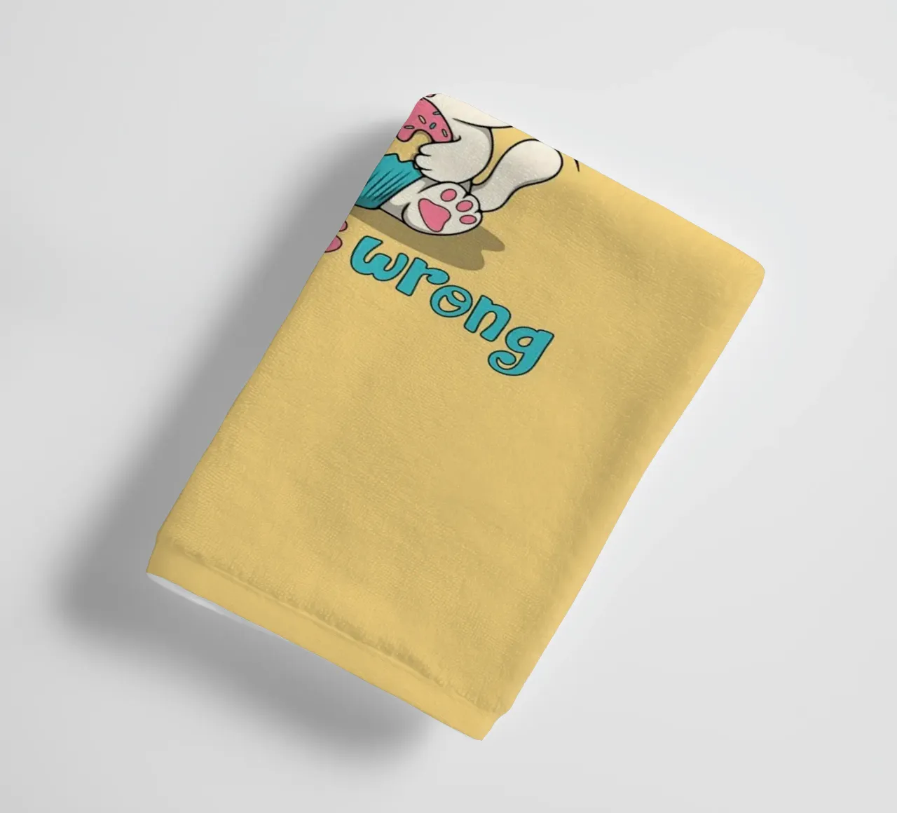 Eating beacuse Muder is Wrong towel by Loobs
