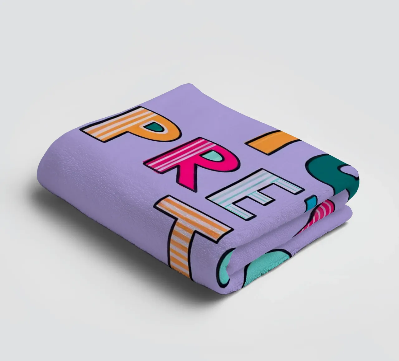 Too Pretty To Work asciugamano da bagno da Attaboy Dsgn