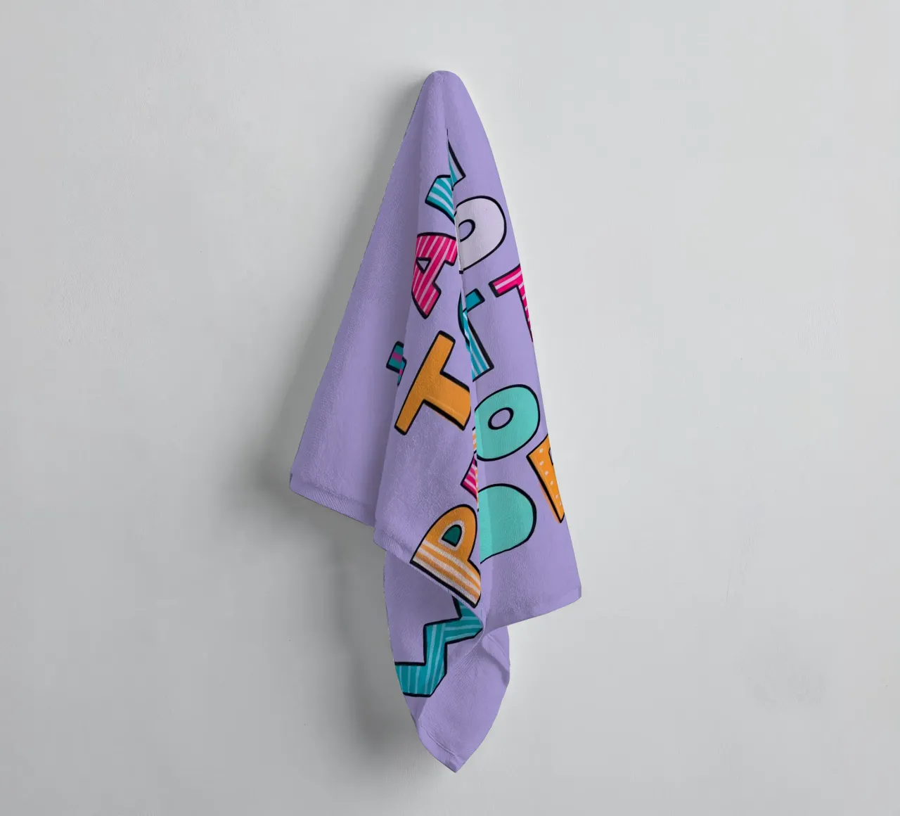 Too Pretty To Work asciugamano da bagno da Attaboy Dsgn