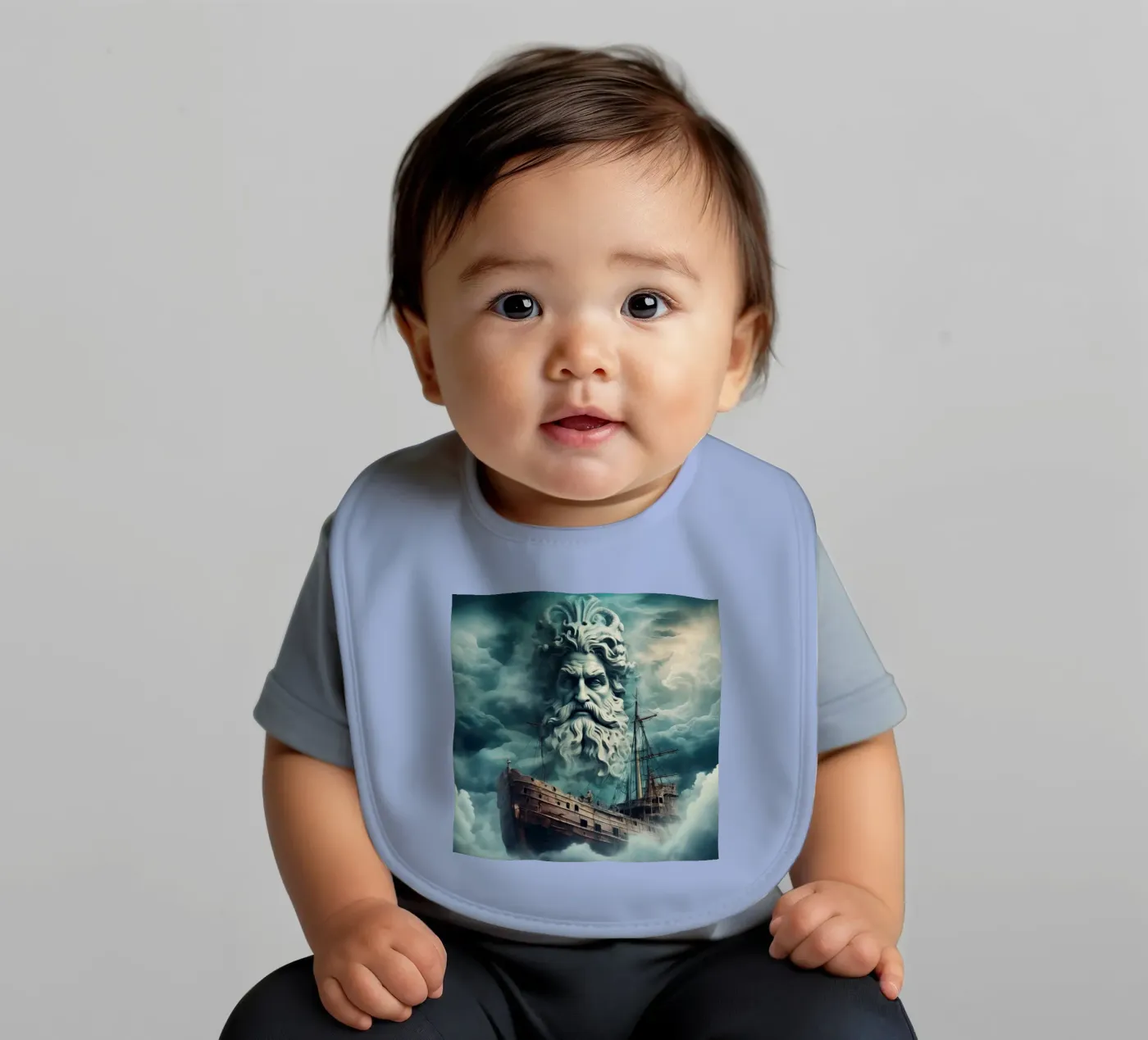 Poseidon Babylätzchen von CASTILO