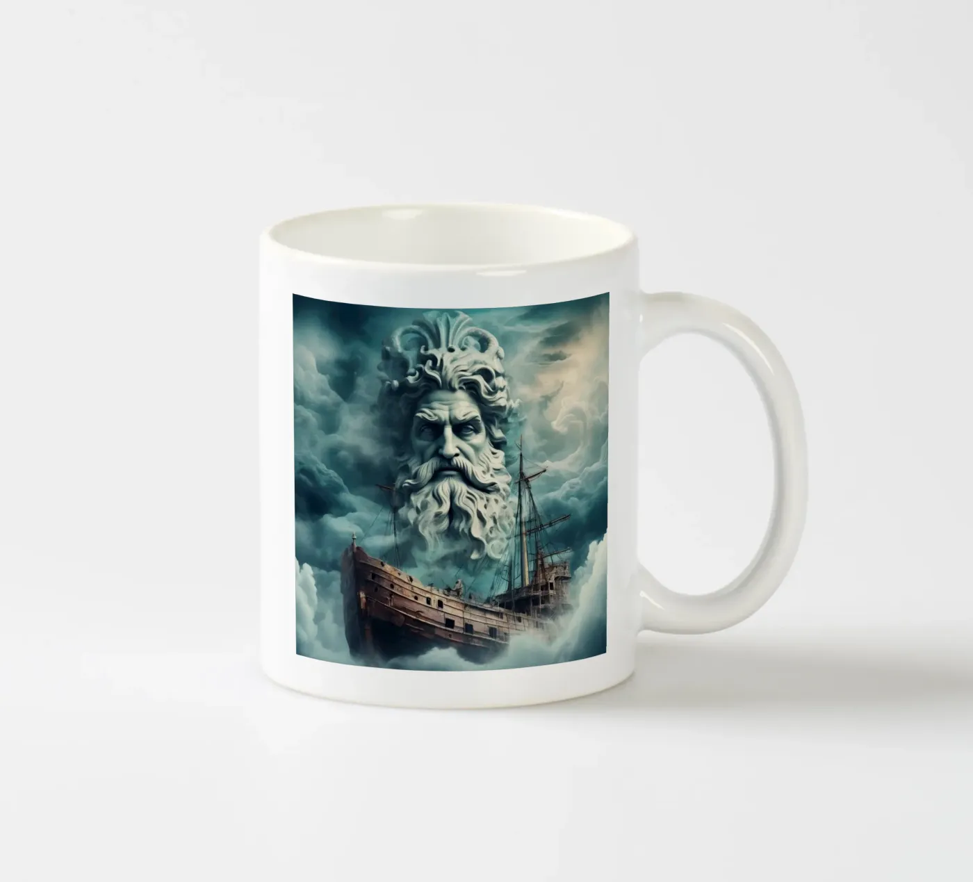 Poseidon ceramic mug by CASTILO