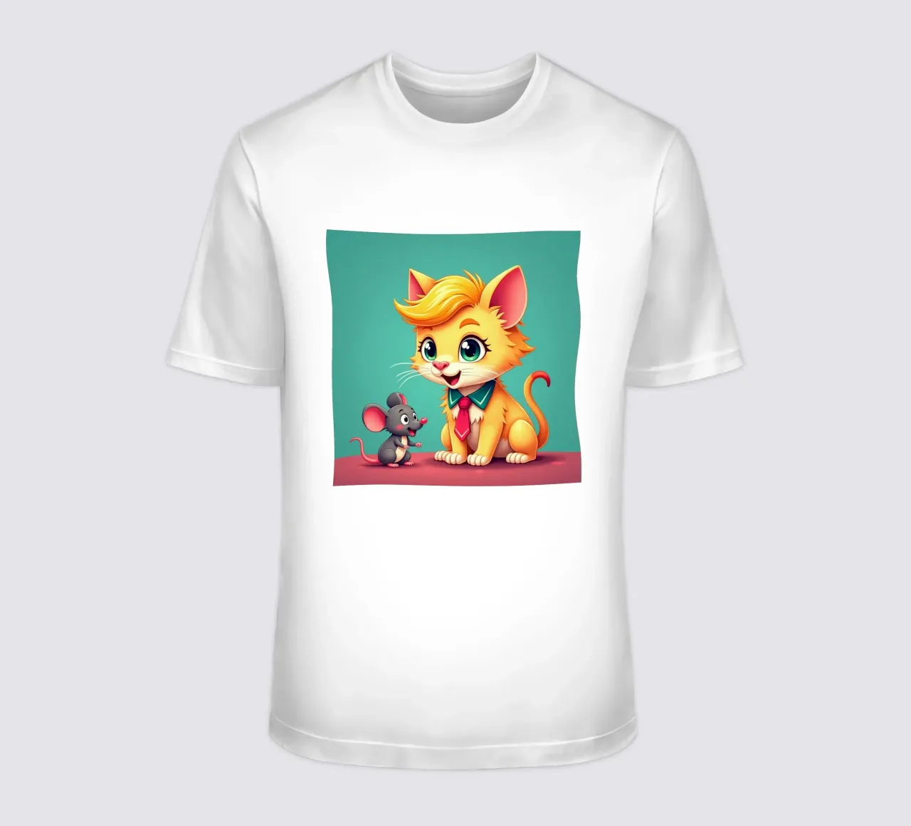 Amici - gatto e topo t-shirt da CASTILO
