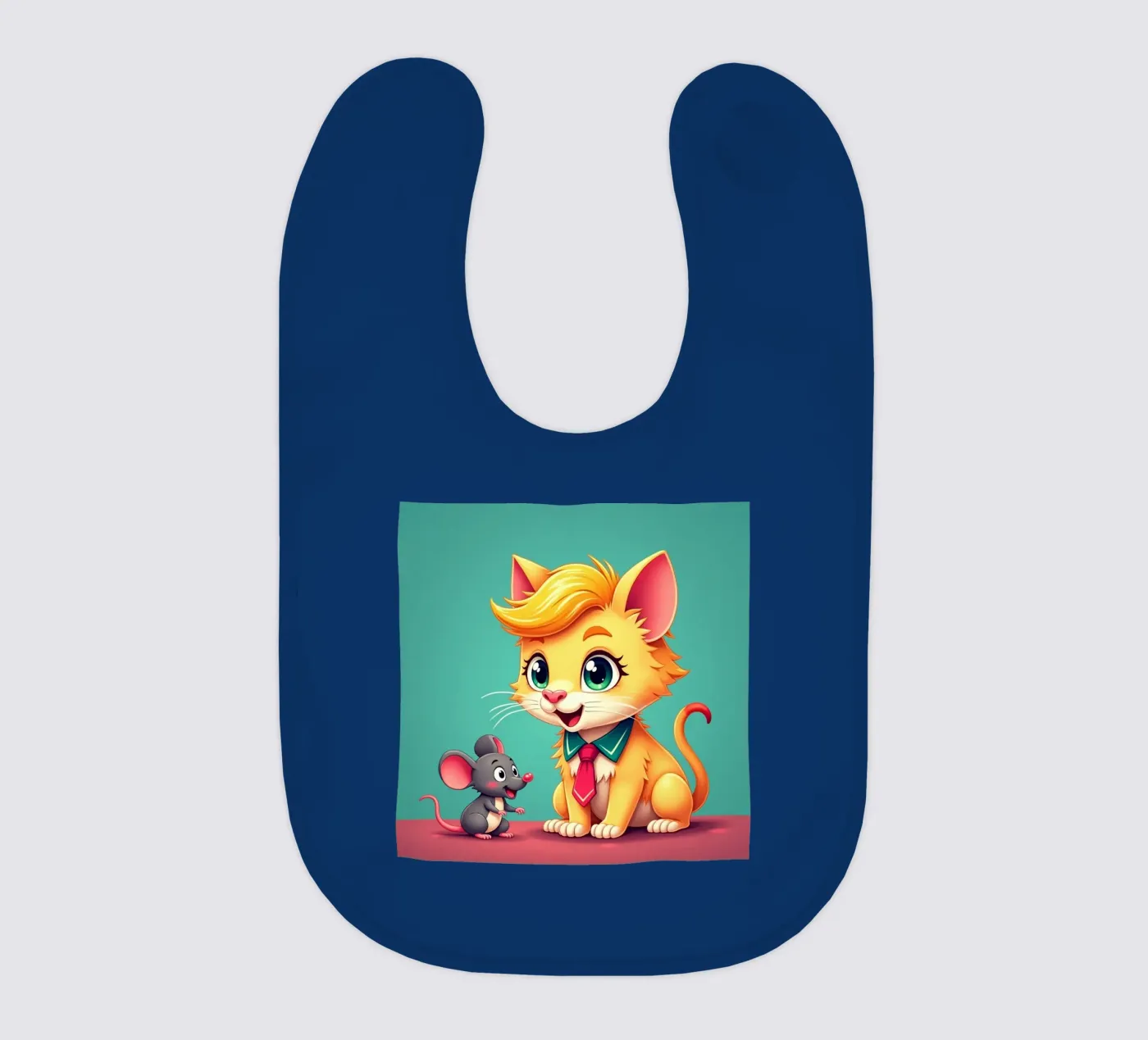 Amici - gatto e topo bavaglino da CASTILO