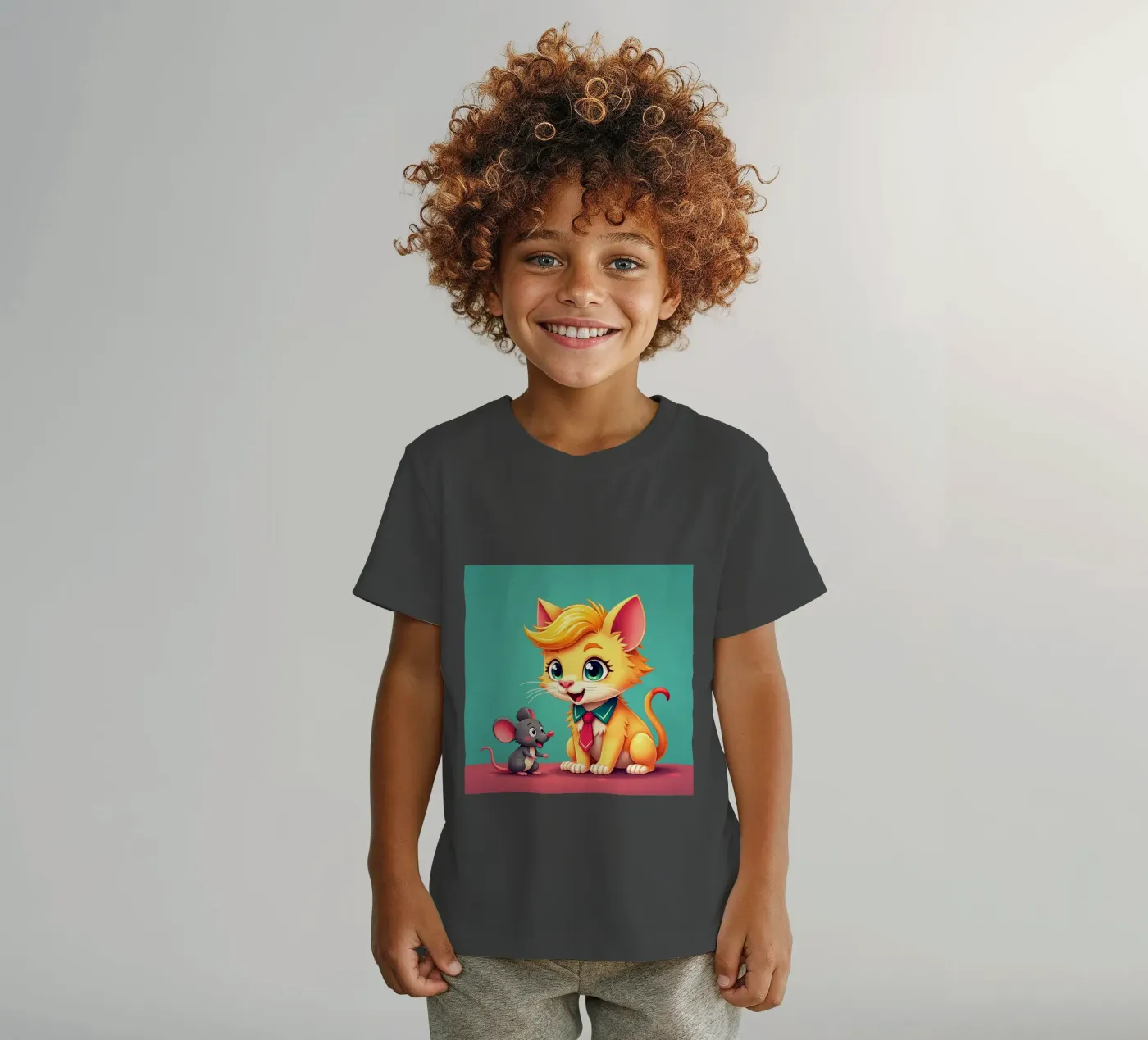 Amici - gatto e topo t-shirt bambini da CASTILO