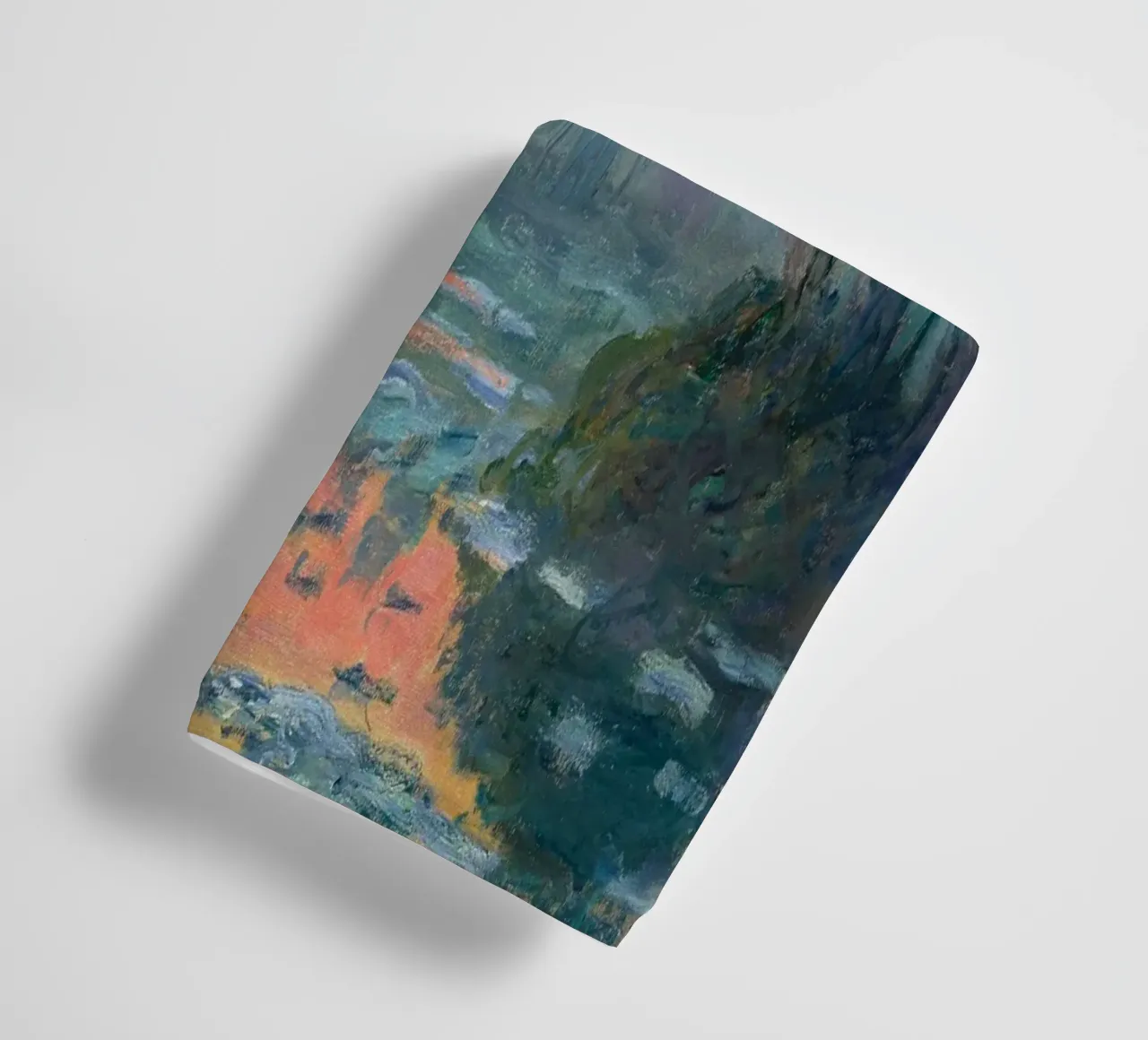 Sunset on the Seine in Winter - Claude Monet asciugamano da bagno da apoloprints