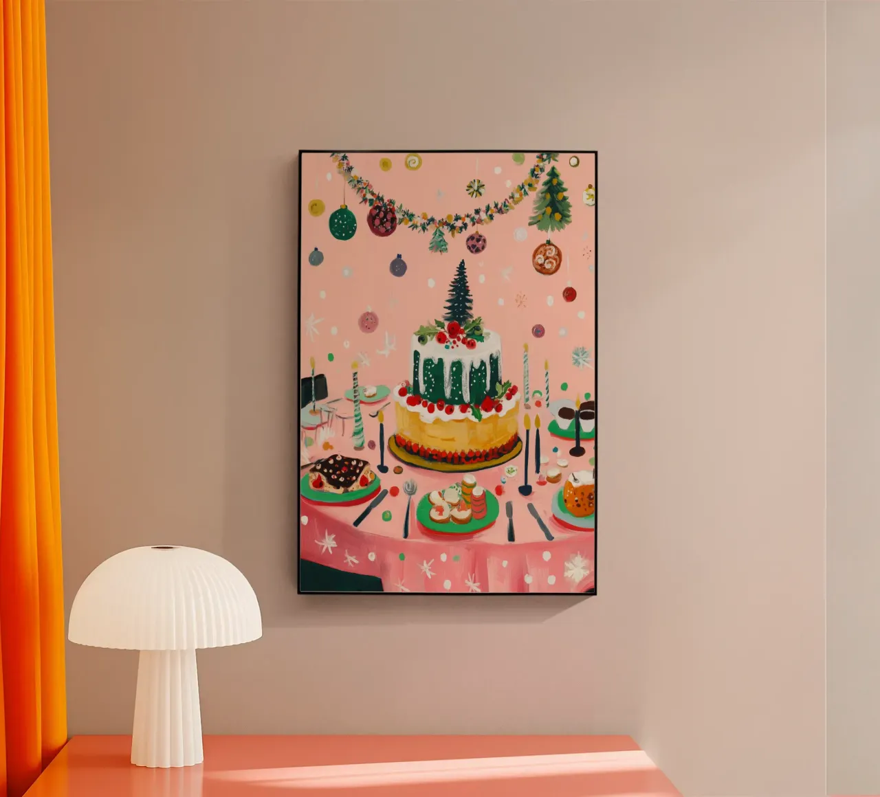 Christmas Dinner plexiglass da treechild