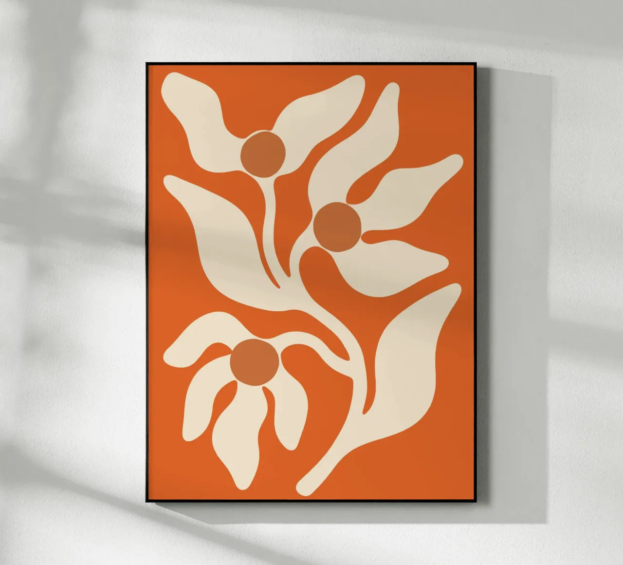 Boho Floral Abstract metacrilato de Attaboy Dsgn