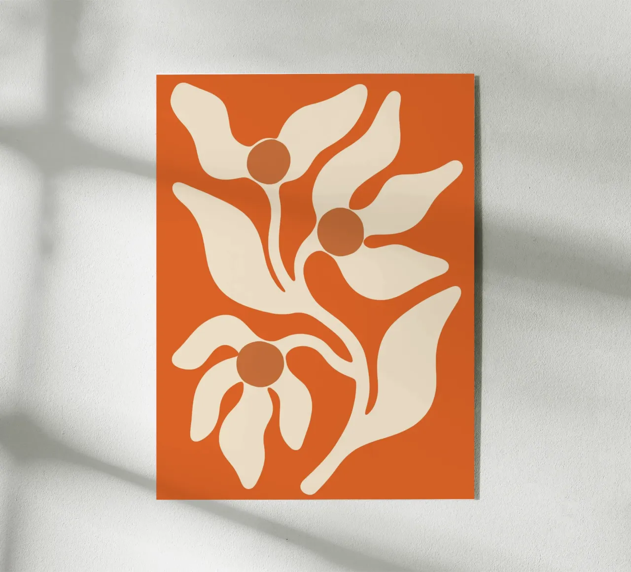 Boho Floral Abstract metacrilato de Attaboy Dsgn