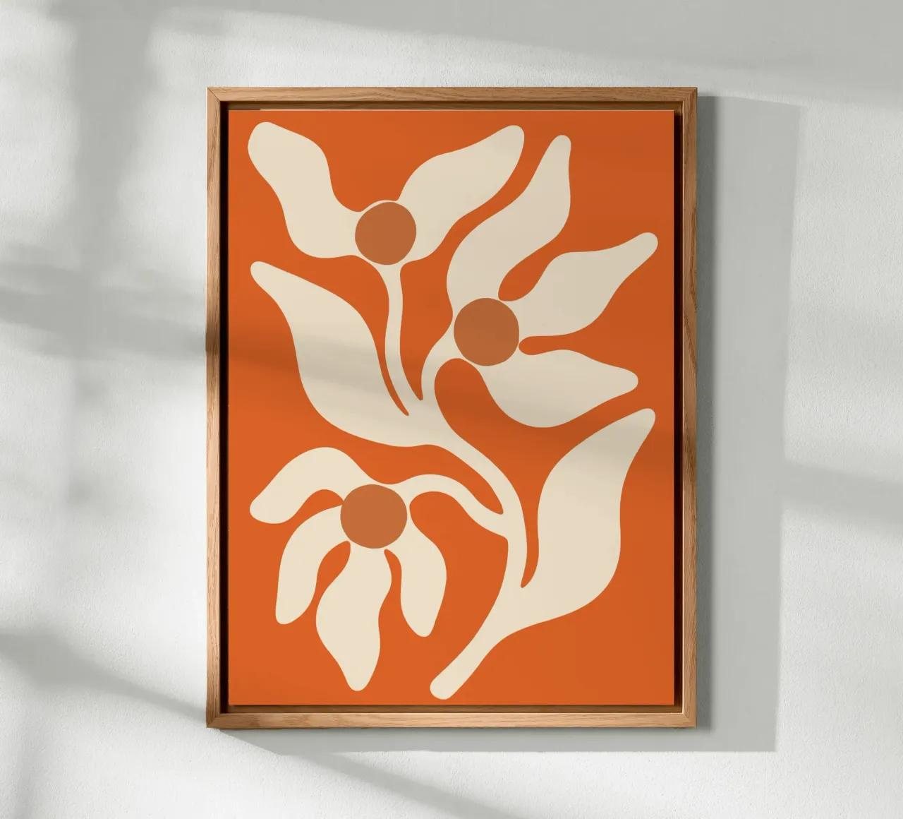 Boho Floral Abstract alluminio dibond da Attaboy Dsgn