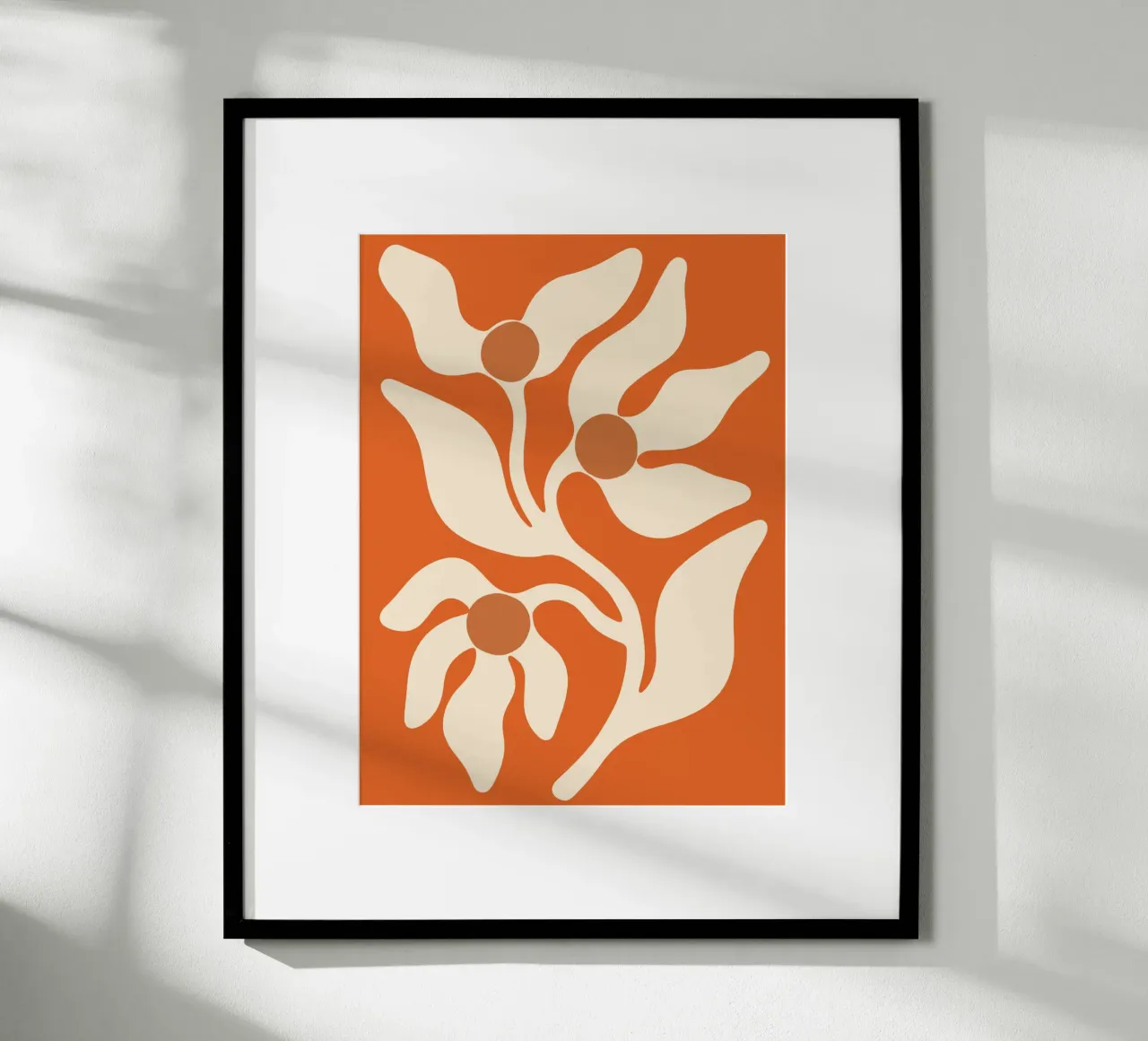 Boho Floral Abstract poster da Attaboy Dsgn