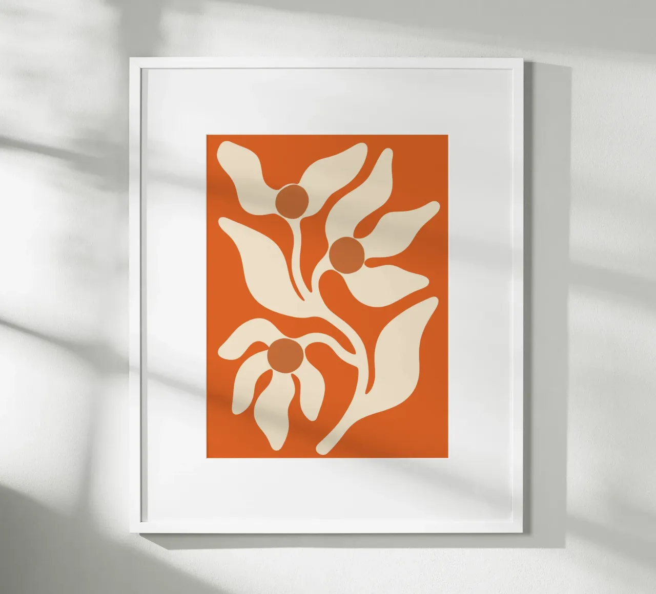 Boho Floral Abstract poster da Attaboy Dsgn