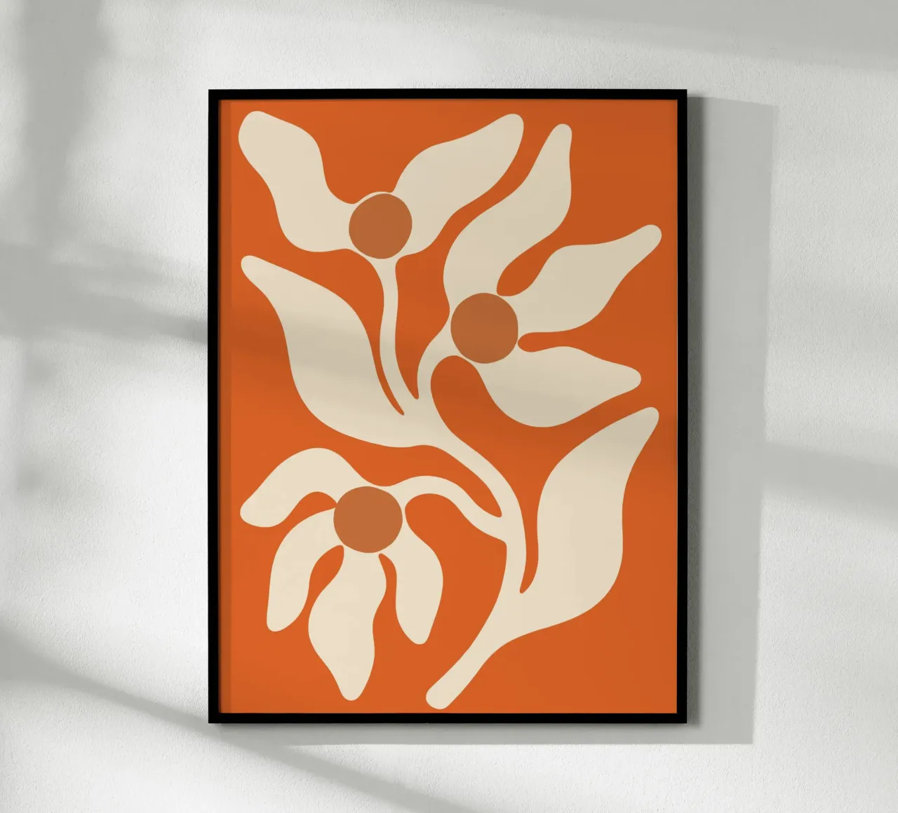 Boho Floral Abstract poster da Attaboy Dsgn