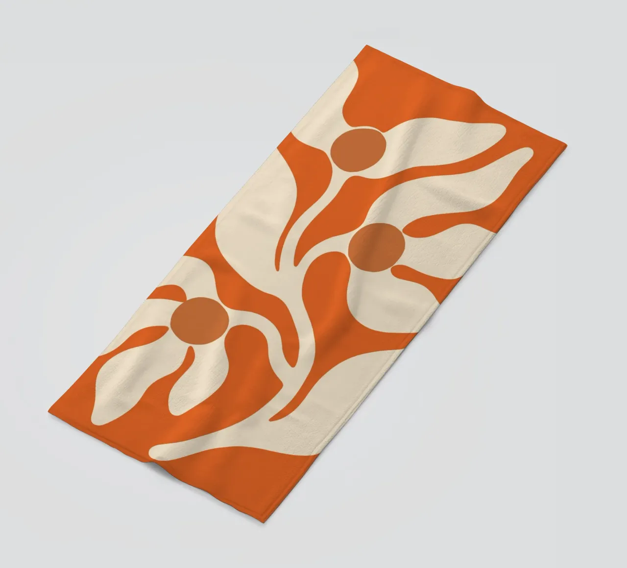 Boho Floral Abstract telo mare da Attaboy Dsgn