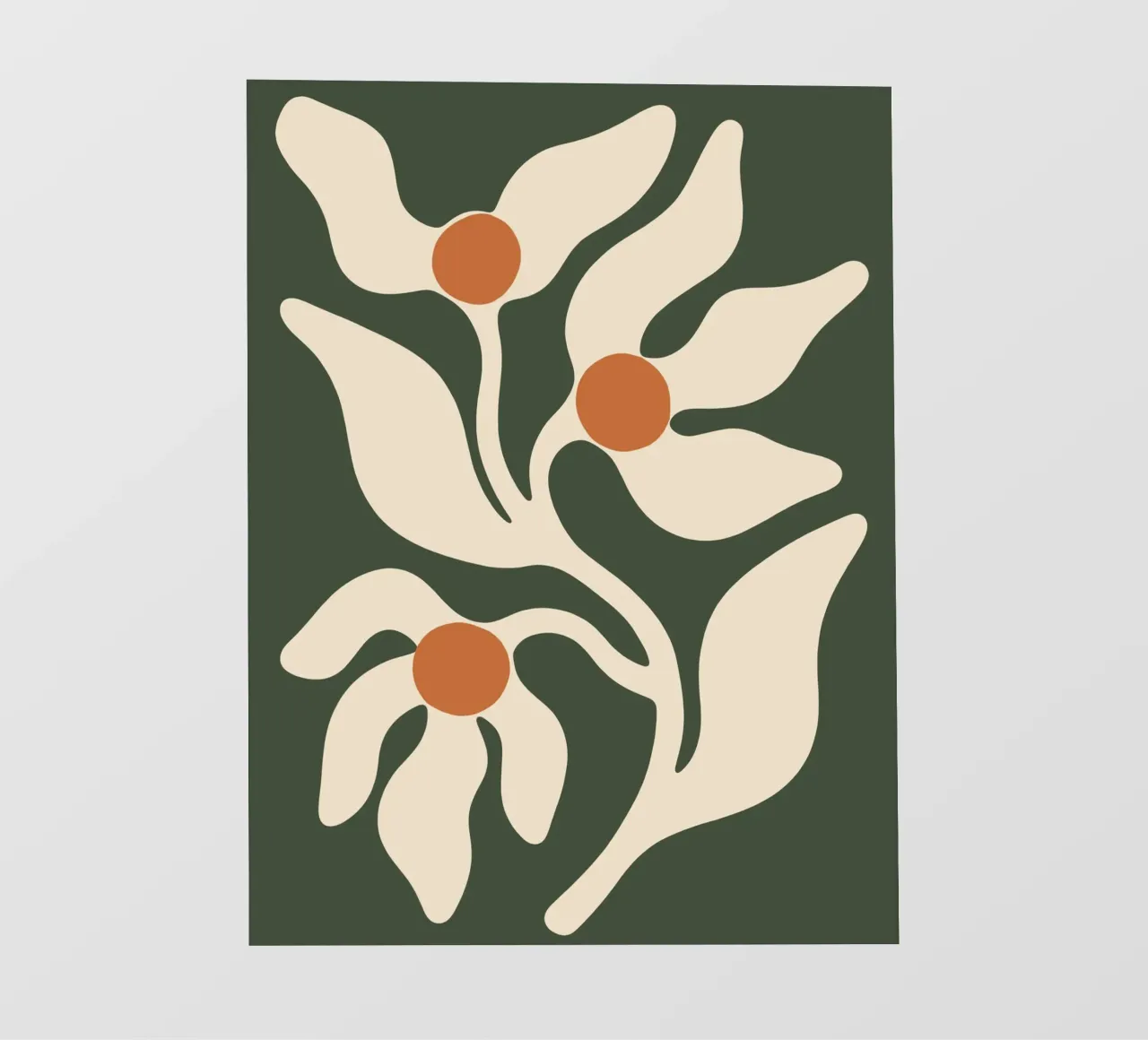 Retro Boho Floral pellicola backlit da Attaboy Dsgn
