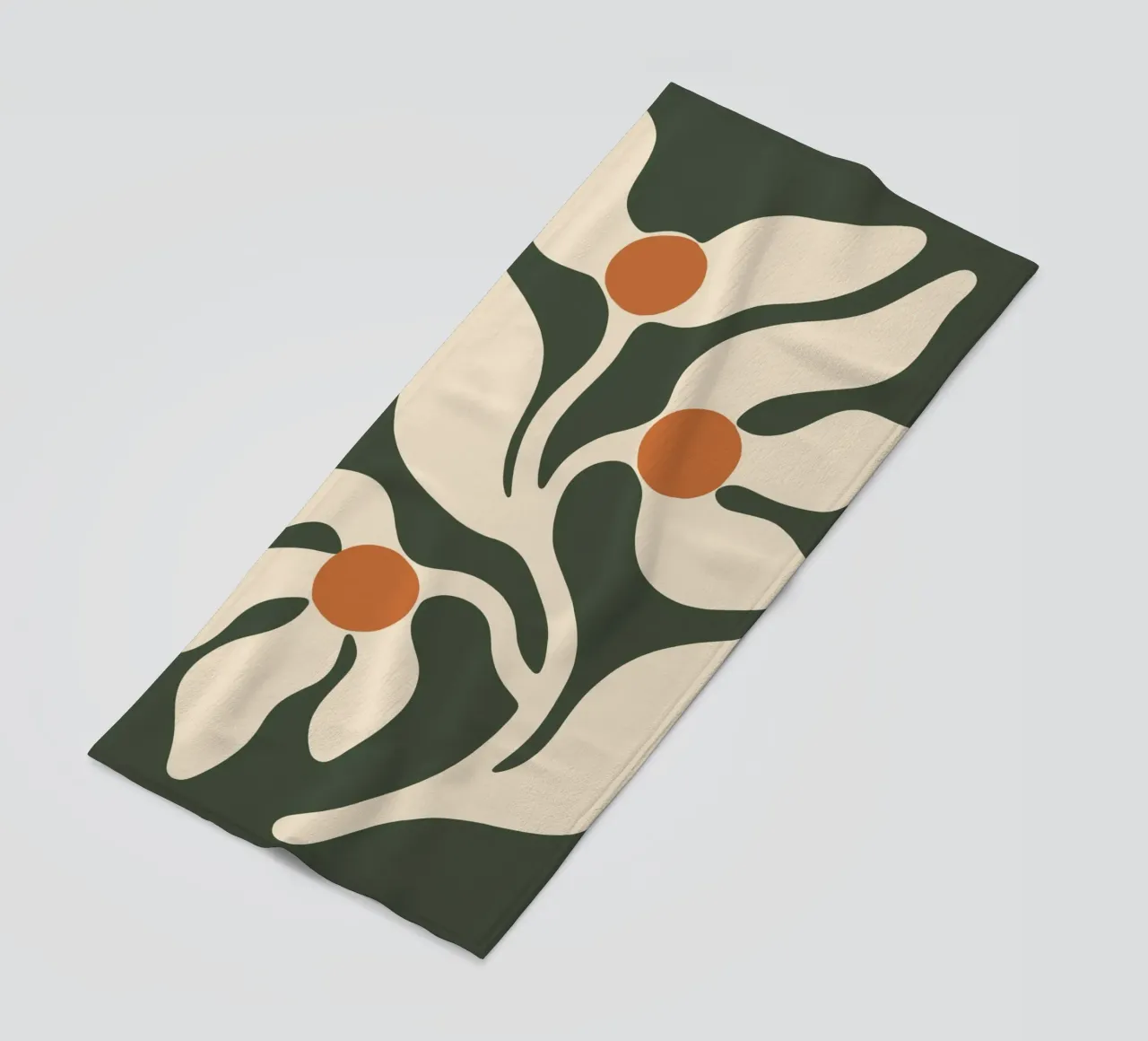 Retro Boho Floral telo mare da Attaboy Dsgn