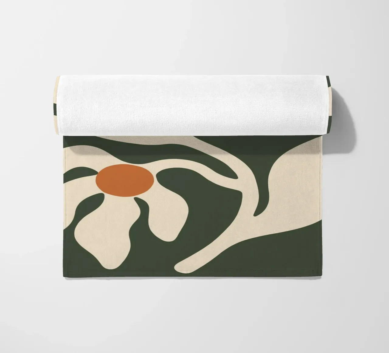 Retro Boho Floral telo mare da Attaboy Dsgn