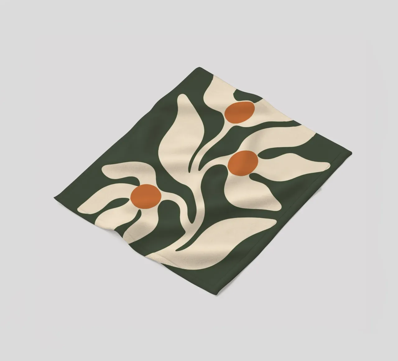 Retro Boho Floral coperta in pile da Attaboy Dsgn