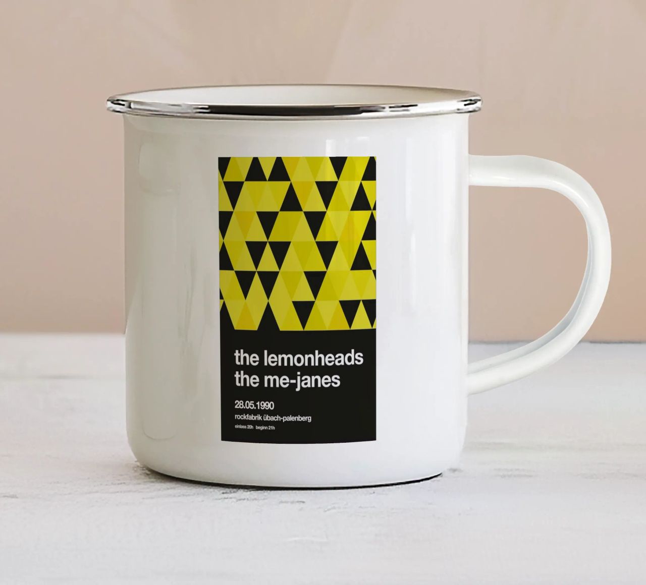 The Lemonheads tazza in smalto da Stephan Kochs