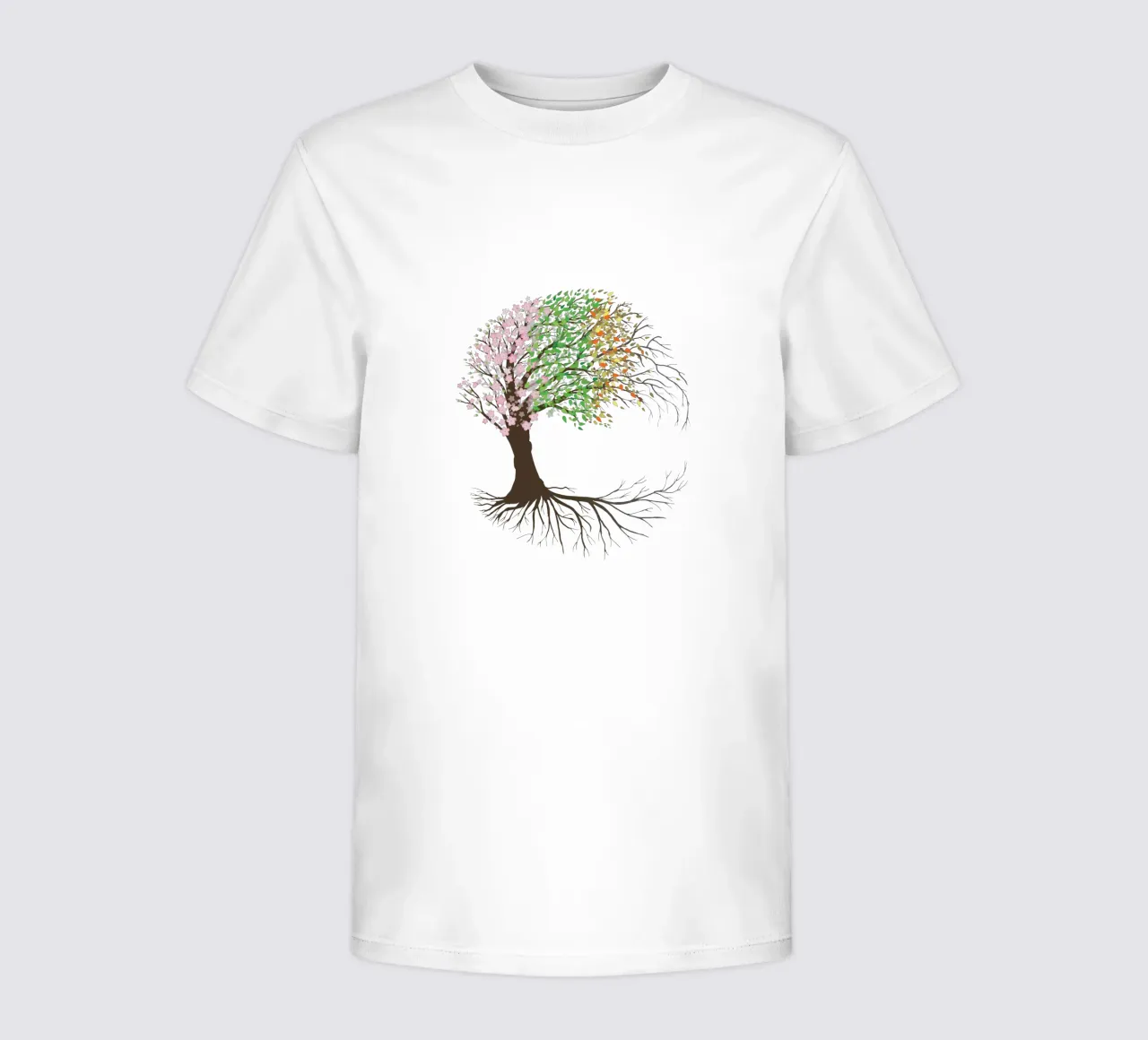 Vier seizoenen yggdrasil of levensboom kinder t-shirt van BwiseLizzy