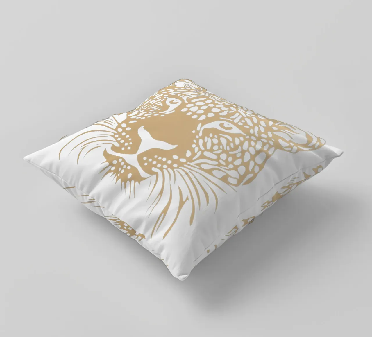 Leopard Shirt Design cuscino da Autofocus