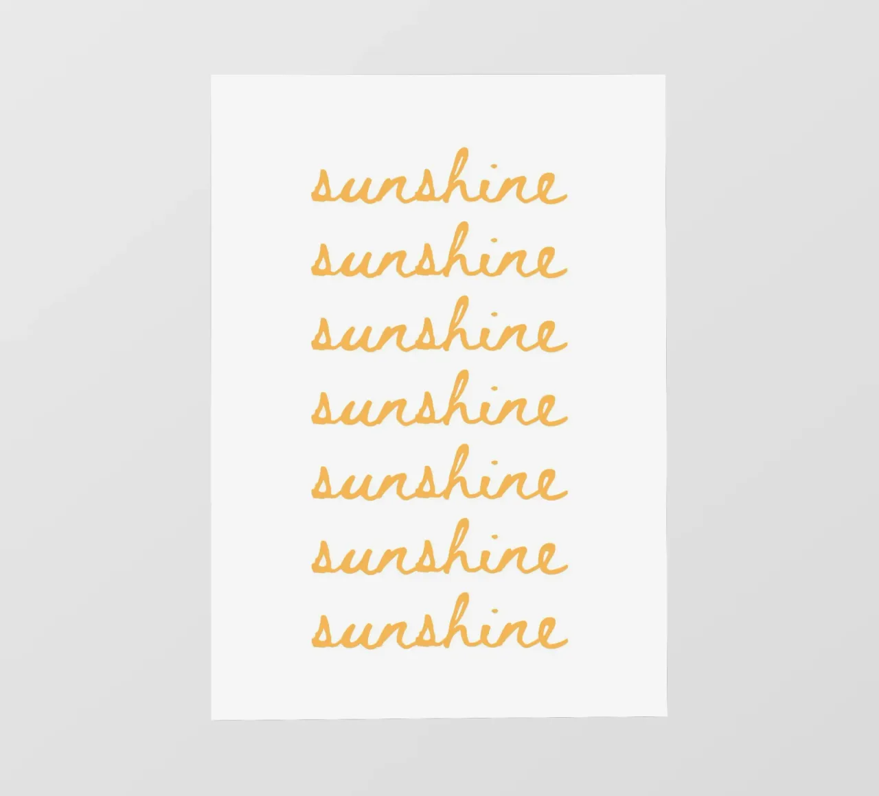 Sunshine pellicola backlit da PinkCandyWalls