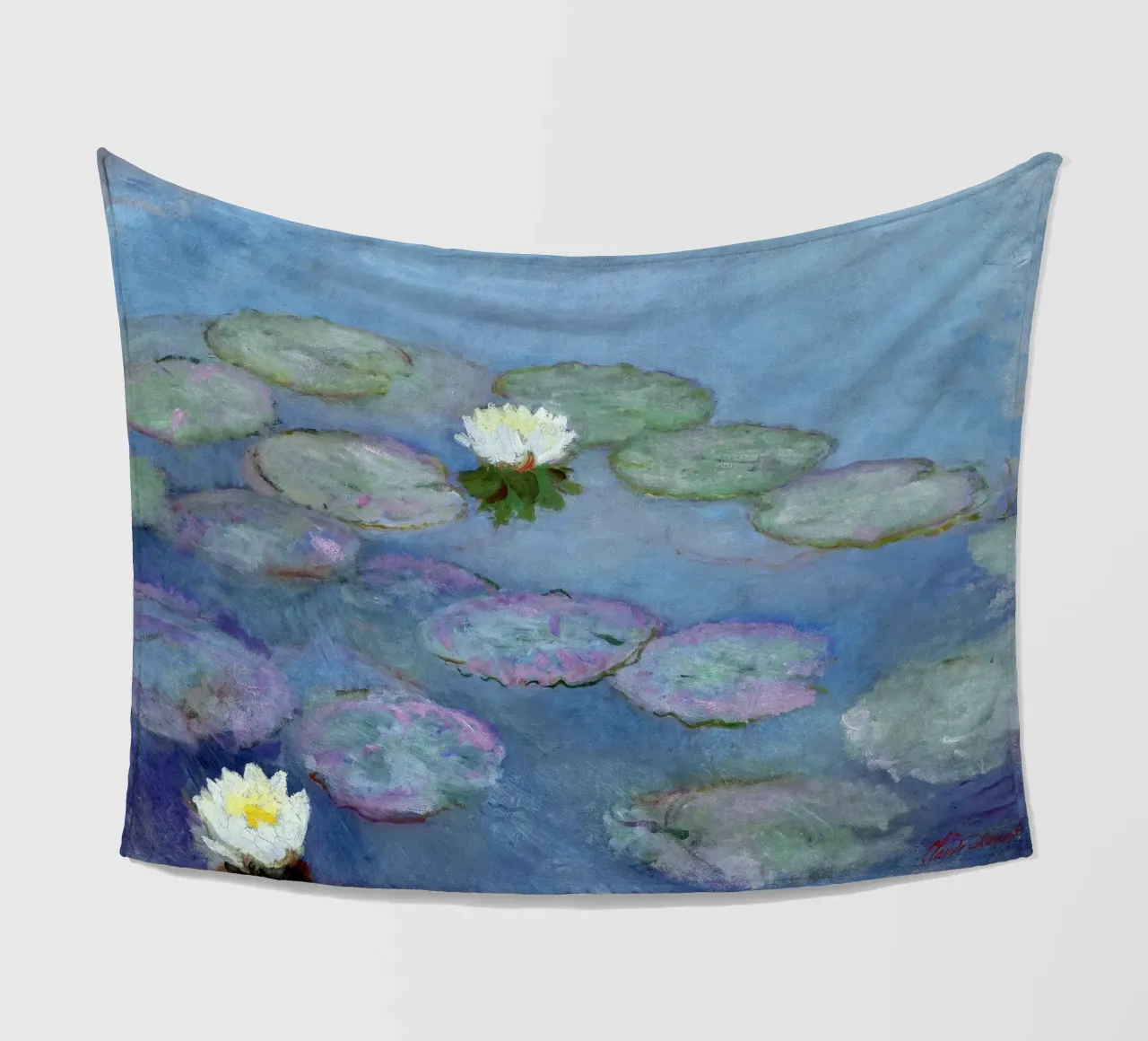 Nymphéas 1897-1899 - Claude Monet coperta in pile da apoloprints