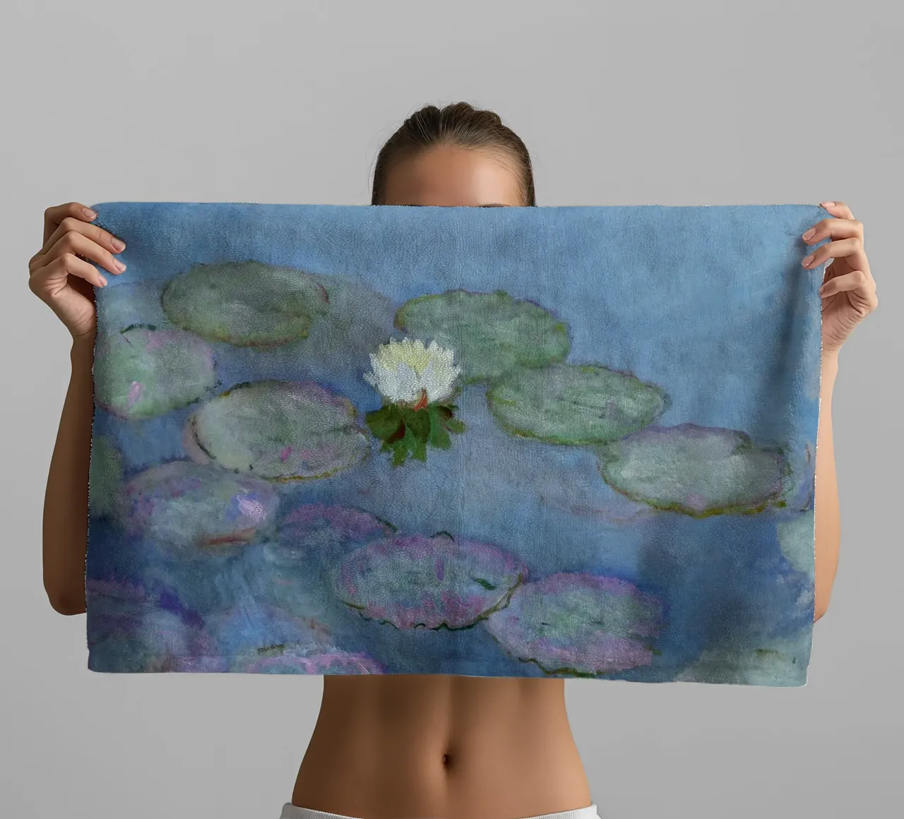 Nymphéas 1897-1899 - Claude Monet asciugamano da bagno da apoloprints