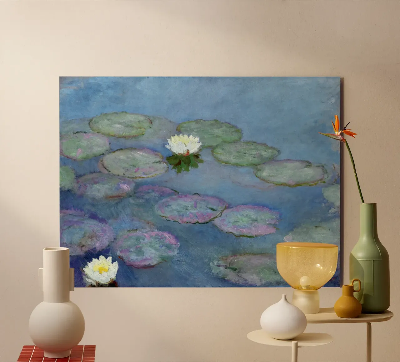 Nymphéas 1897-1899 - Claude Monet alluminio dibond da apoloprints