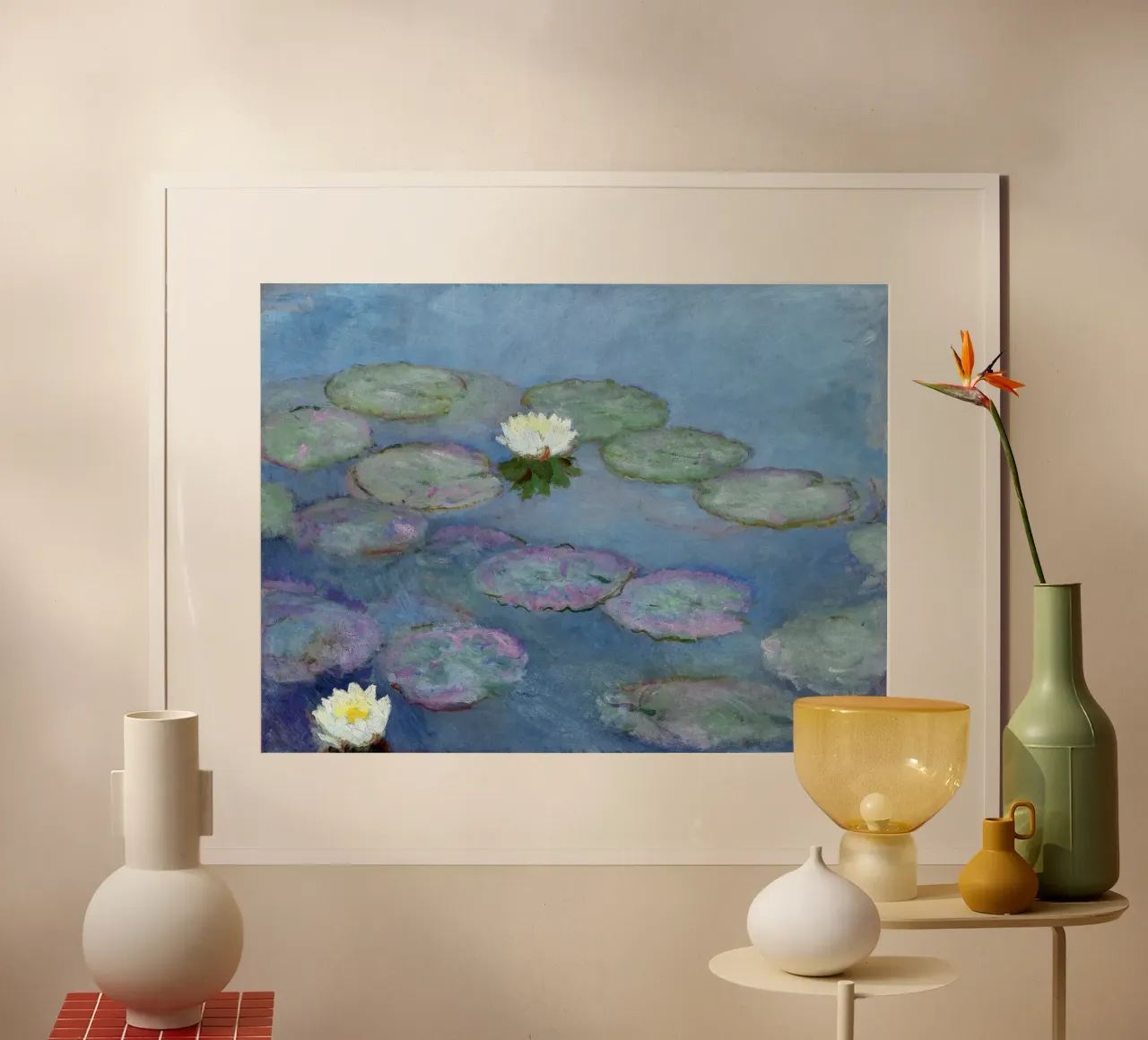Nymphéas 1897-1899 - Claude Monet carta hahnemühle da apoloprints