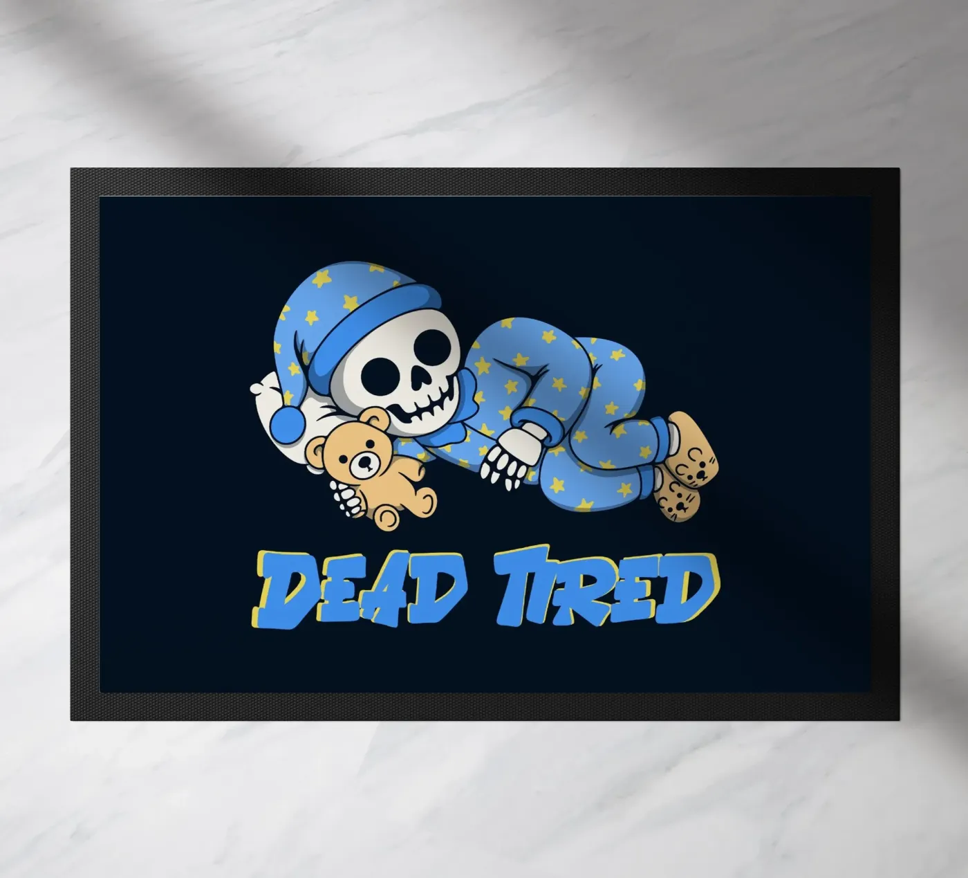 Dead Tired doormat by Loobs