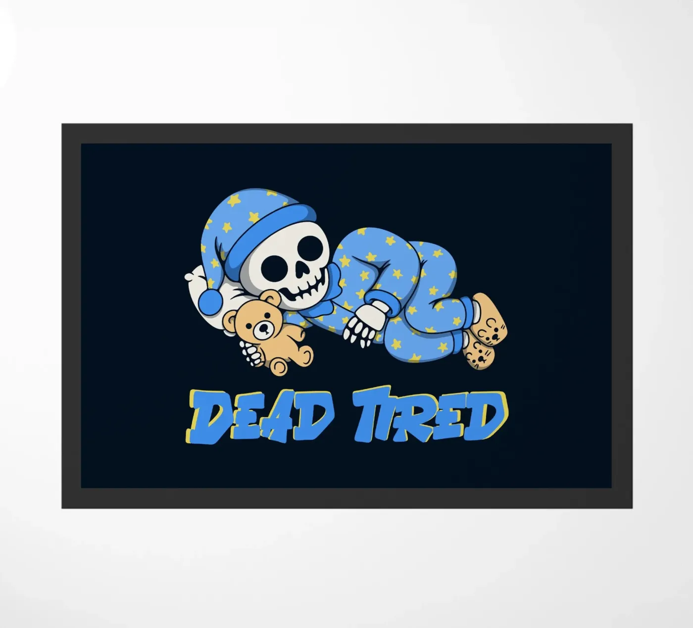 Dead Tired doormat by Loobs