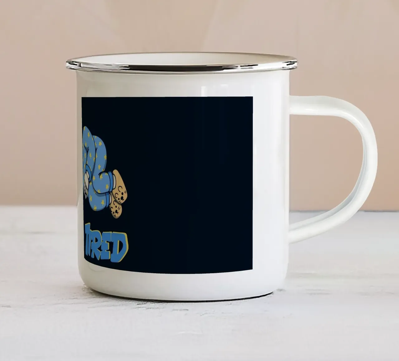 Stanco morto tazza in smalto da Loobs
