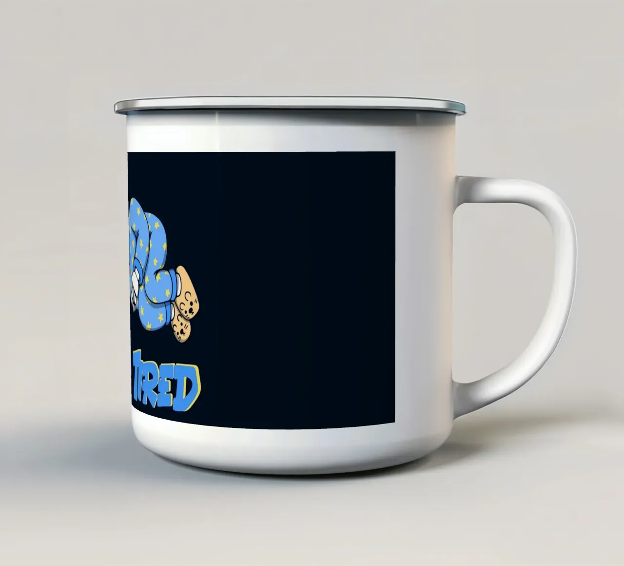 Stanco morto tazza in smalto da Loobs